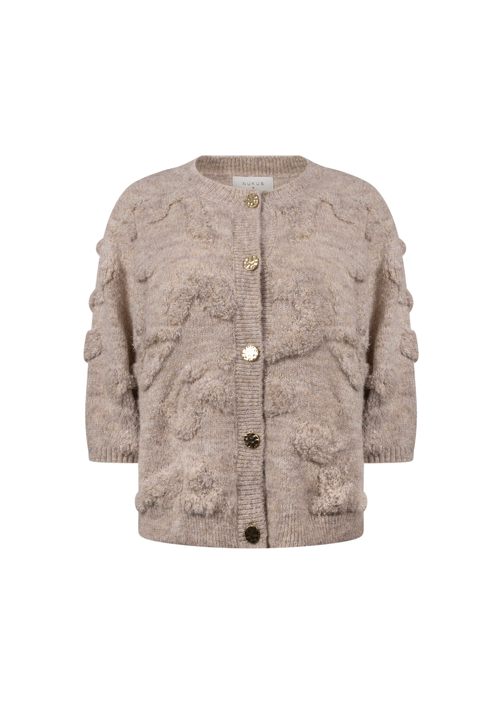 Nukus Nukus, Maggy Cardigan SS, Sand, Size: