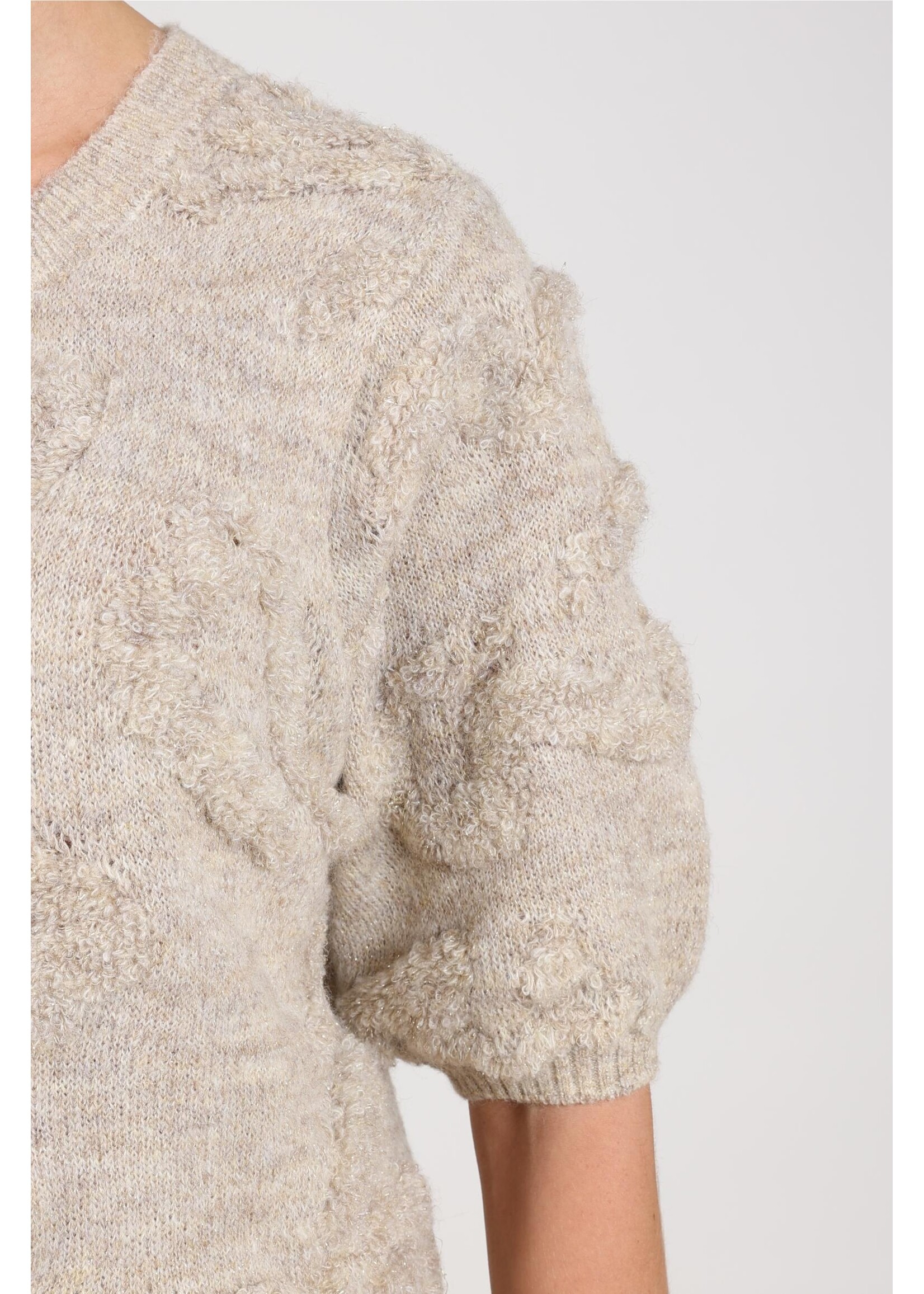 Nukus Nukus, Maggy Cardigan SS, Sand, Size: