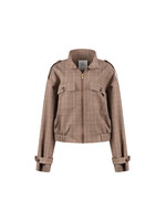 Nukus Nukus, Hope Jacket Check, Toffee, Size: