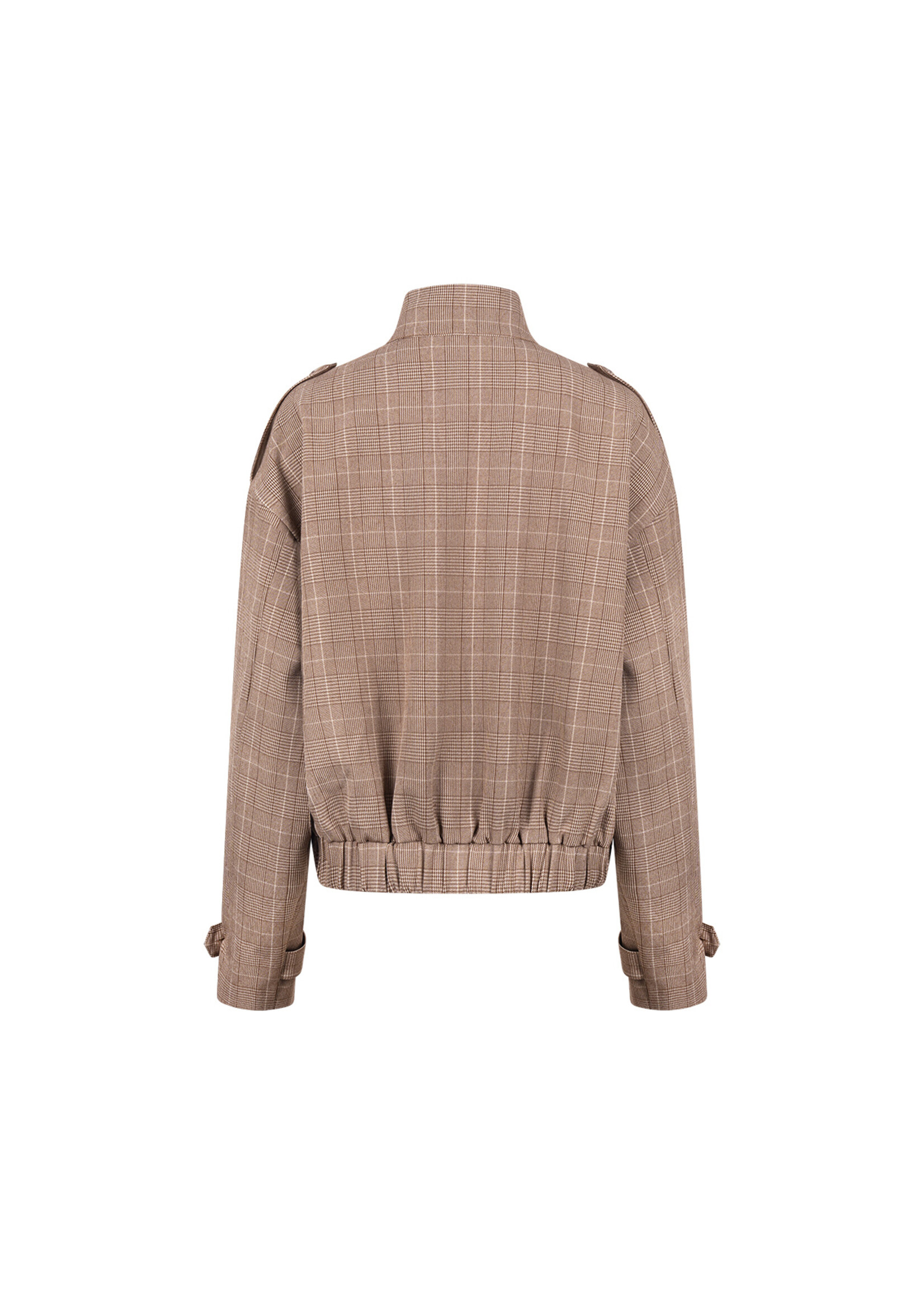 Nukus Nukus, Hope Jacket Check, Toffee, Size: