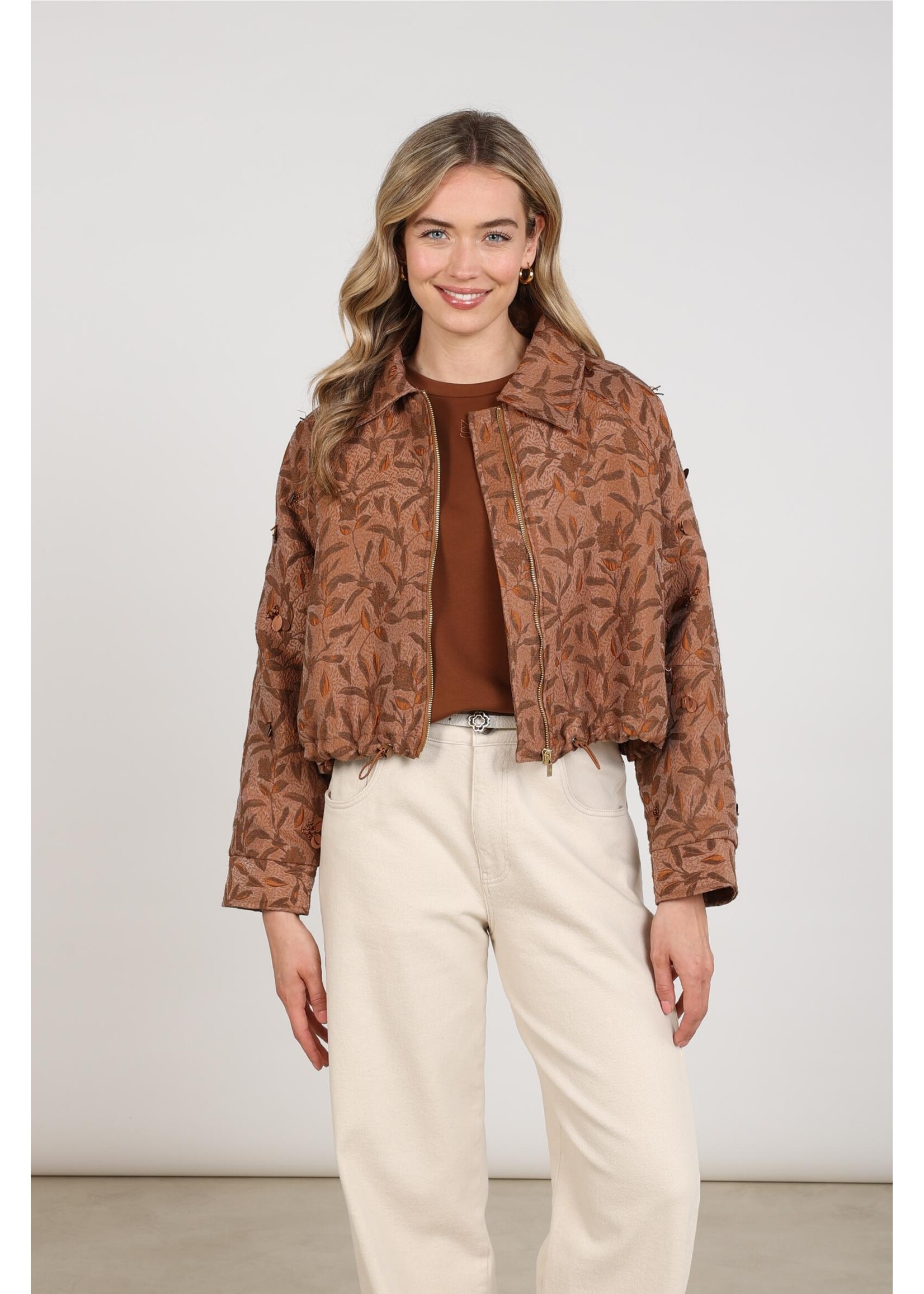 Nukus Nukus, Daisey Jacket Flower, Toffee, Size: