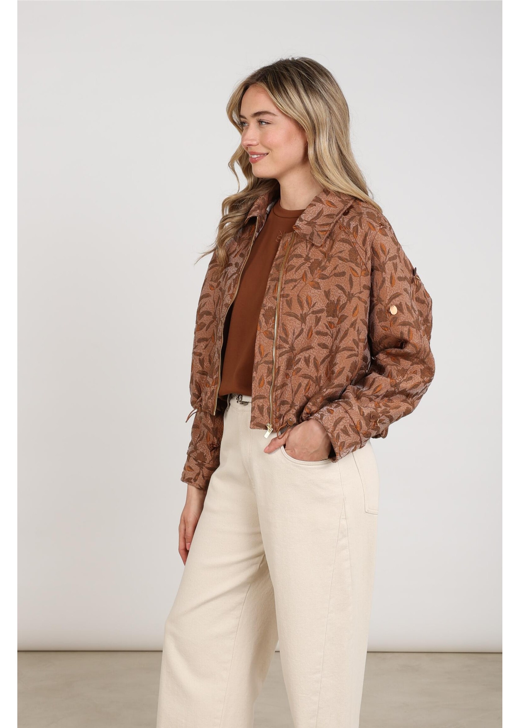 Nukus Nukus, Daisey Jacket Flower, Toffee, Size: