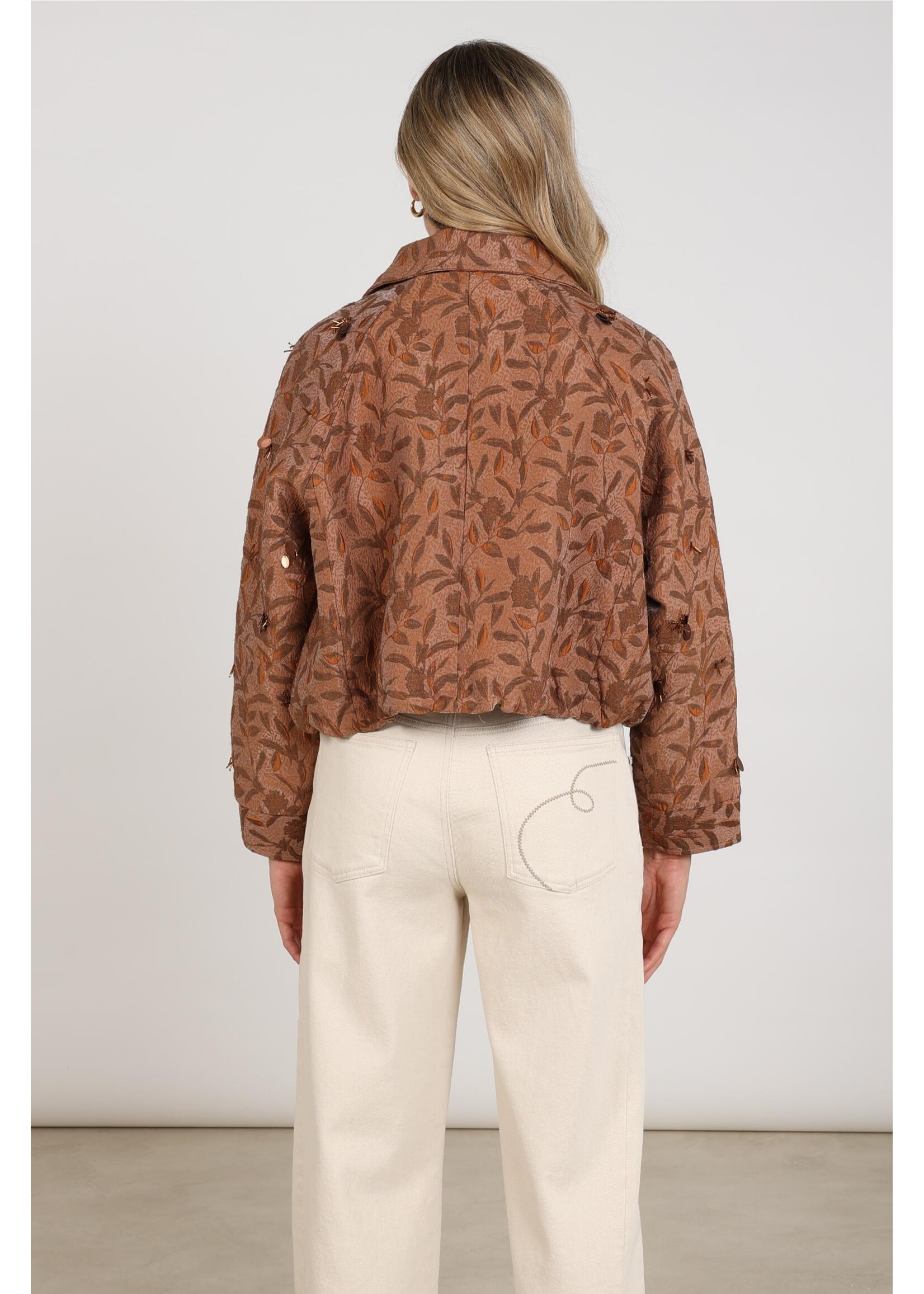 Nukus Nukus, Daisey Jacket Flower, Toffee, Size: