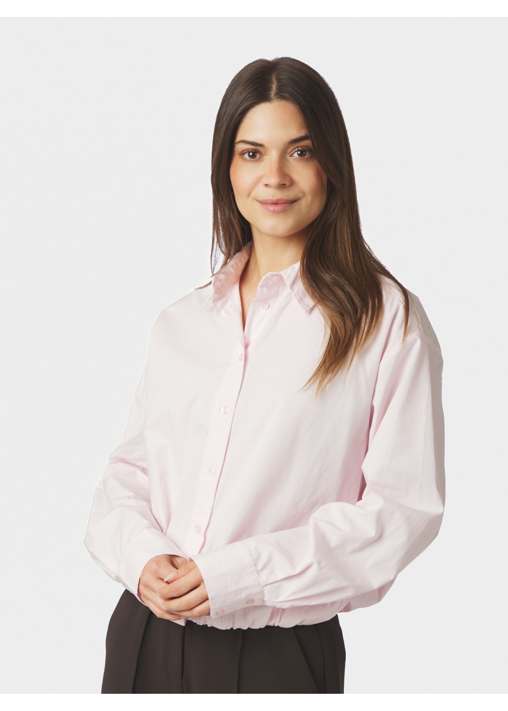 Neo Noir Neo Noir, Emmana C Poplin Shirt, Light pink, Size: