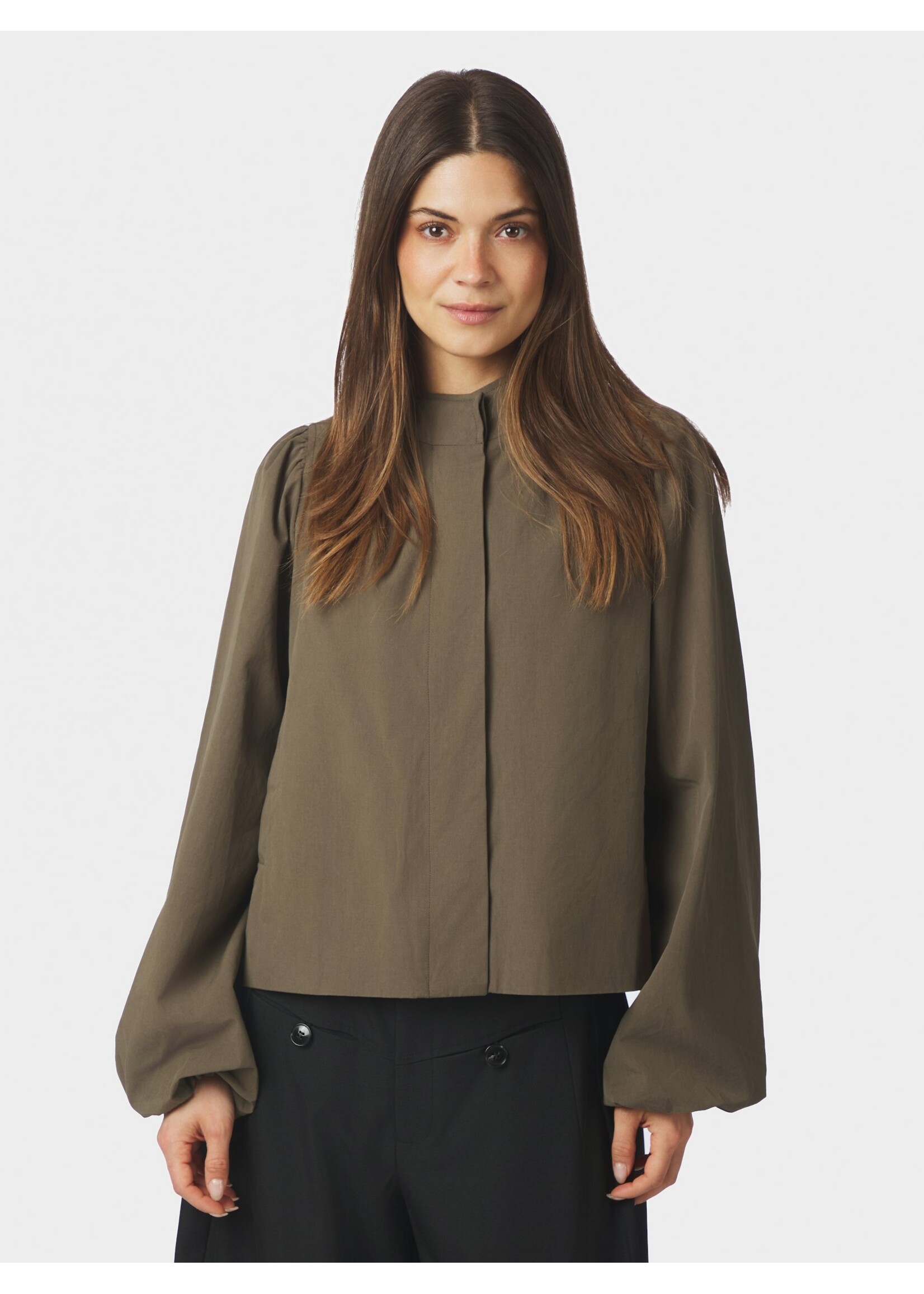 Neo Noir Neo Noir, Tirsa Twill Jacket, army, Size: