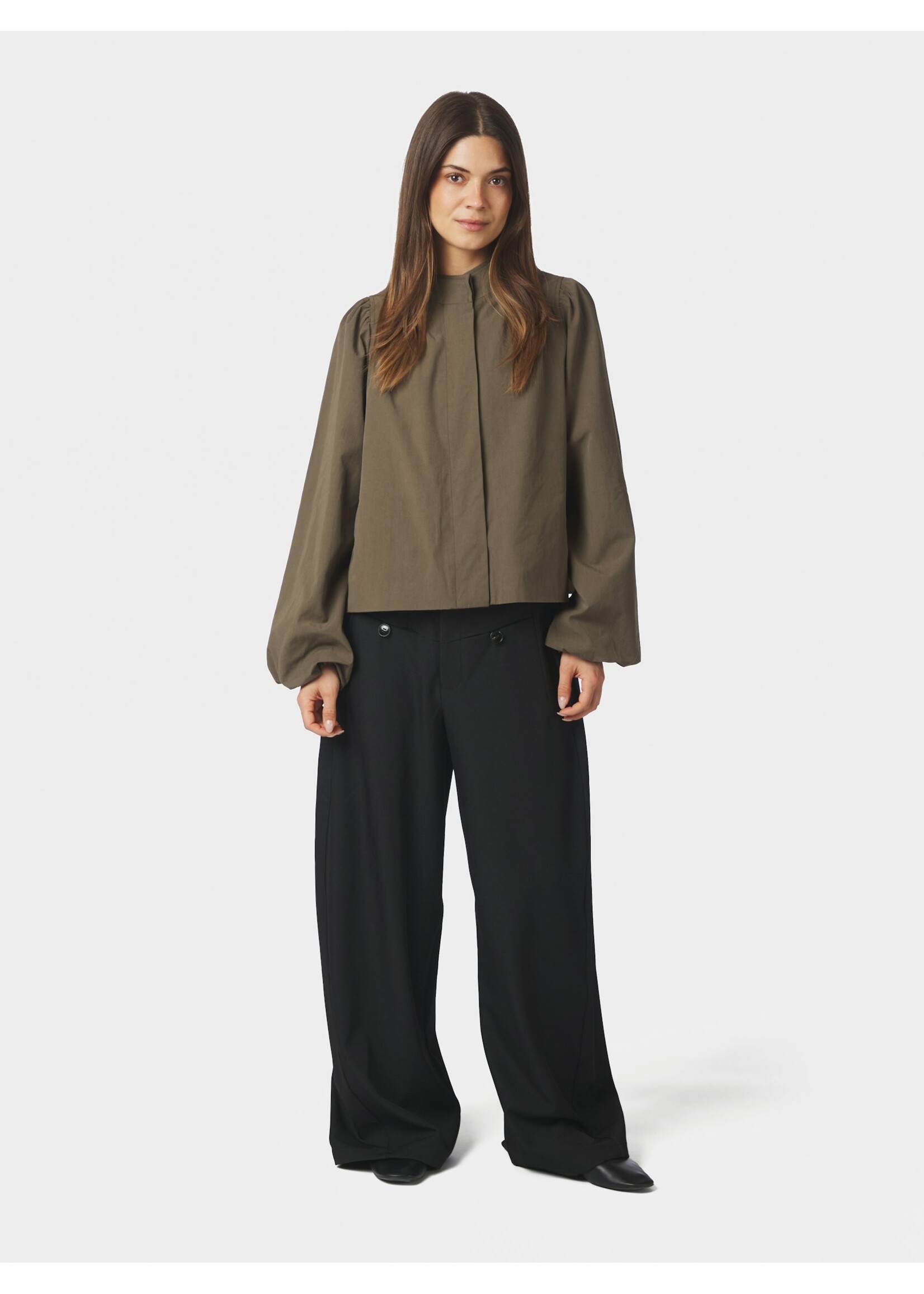 Neo Noir Neo Noir, Tirsa Twill Jacket, army, Size: