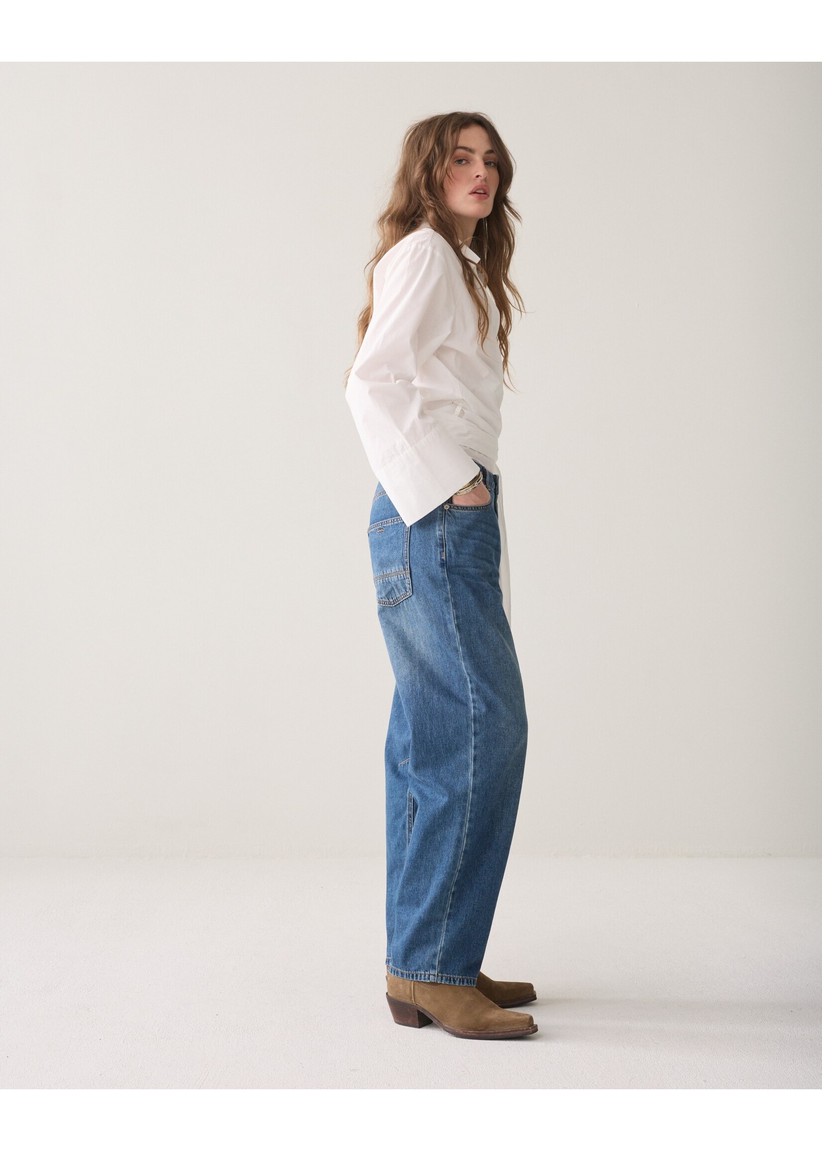 Summum Summum, Cocoon leg jeans Vintage cotton, Denim, Size: