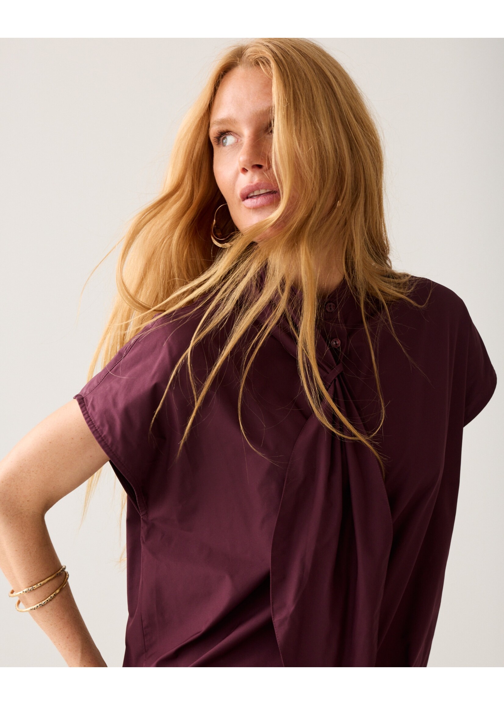 Summum Summum, Top Taft light, Dark Burgundy, size: