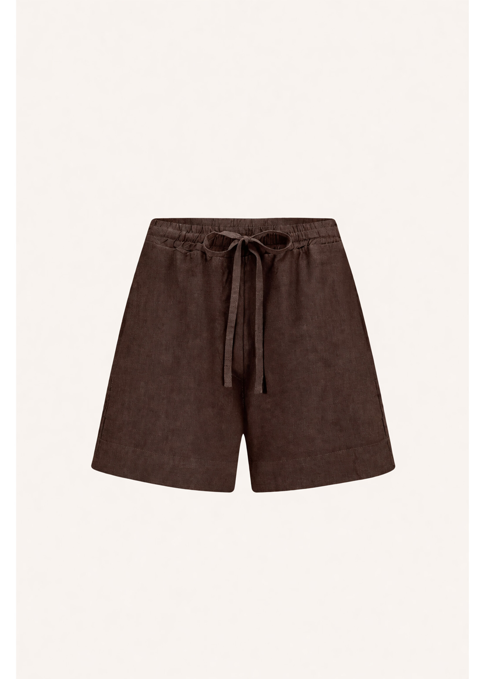 By-Bar By-Bar, lio linen shorts, Espresso, Size: