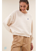 By-Bar By-Bar, bibi logo sweater, Oyster melee, Size: