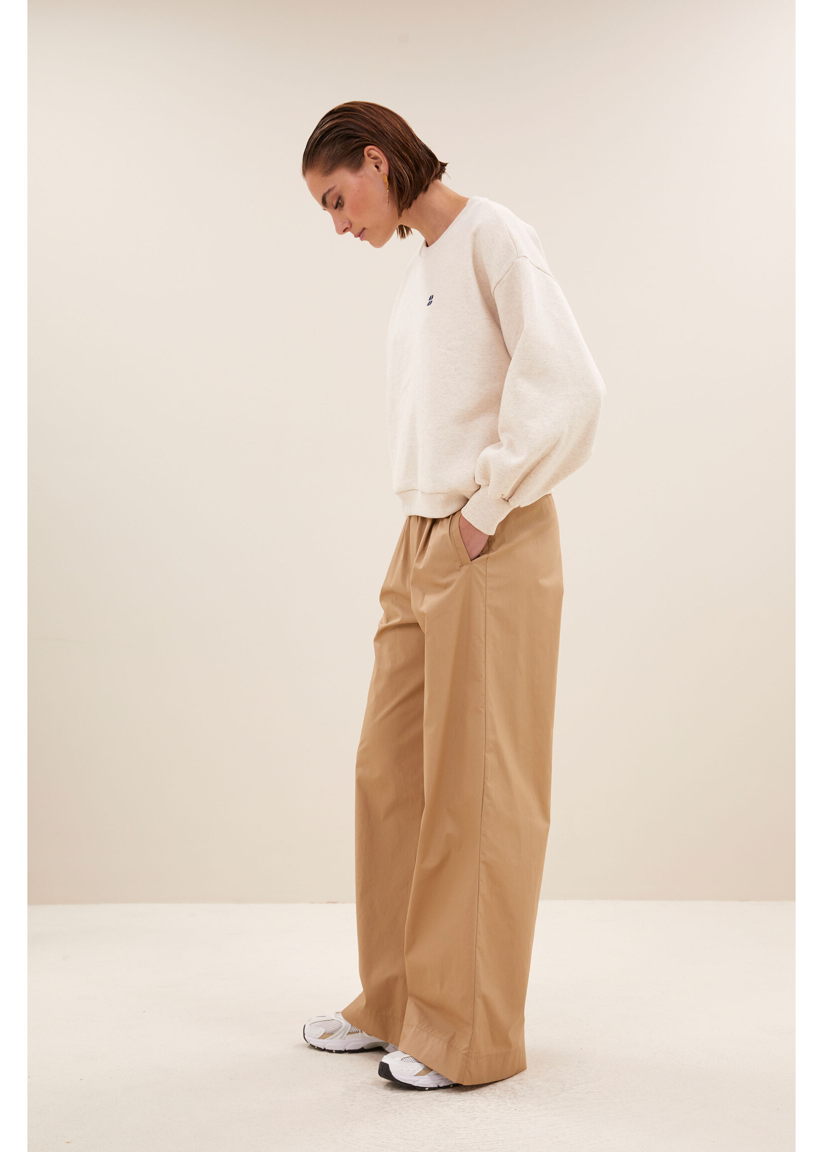 By-Bar By-Bar, bibi logo sweater, Oyster melee, Size: