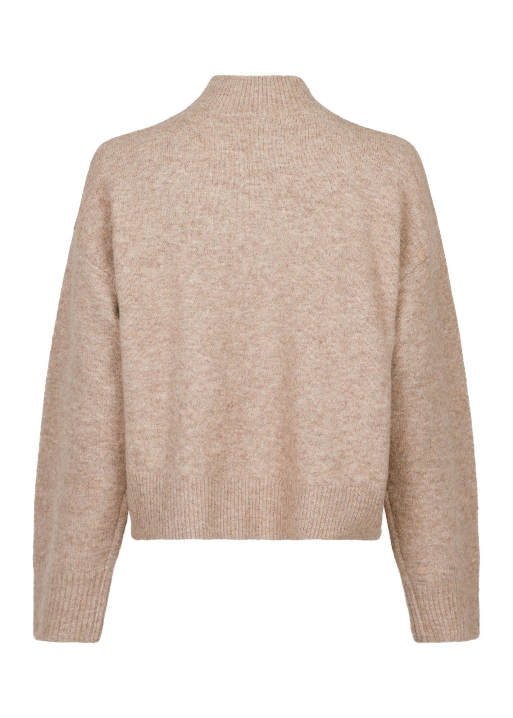 Neo Noir Neo Noir, Paulina Knit Blouse, Sand melange, Size: