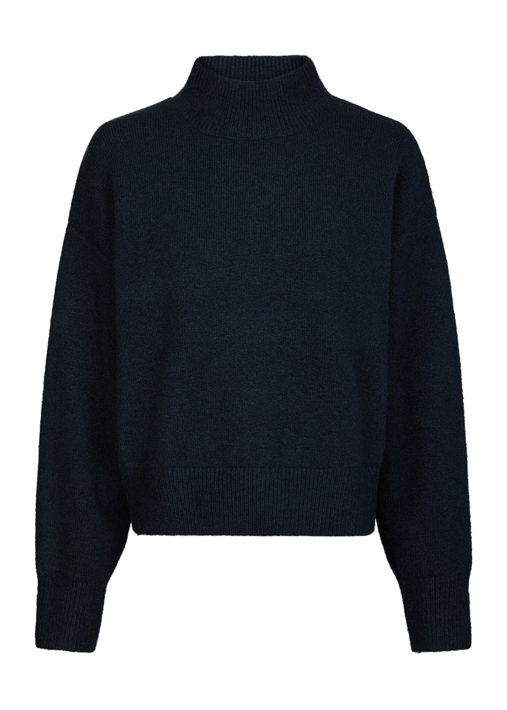Neo Noir Neo Noir, Paulina Knit Blouse, Navy, Size: