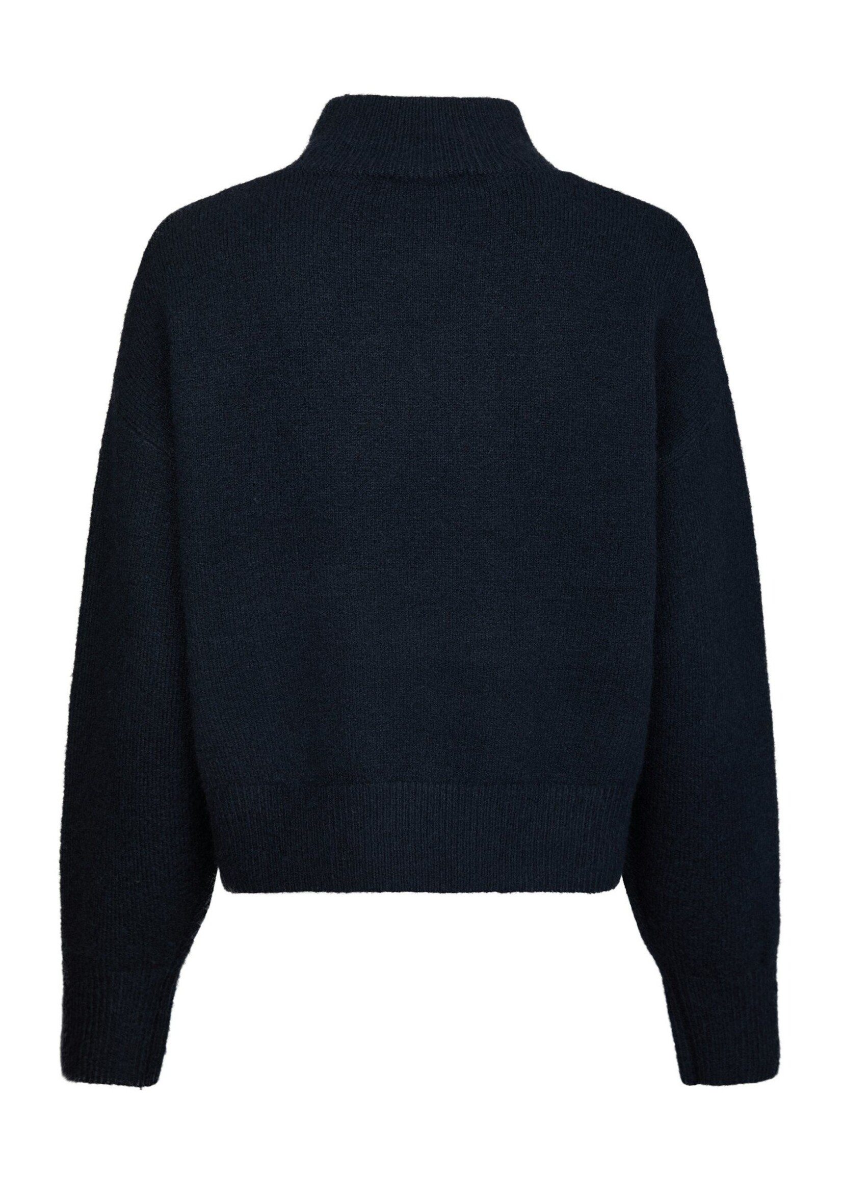 Neo Noir Neo Noir, Paulina Knit Blouse, Navy, Size: