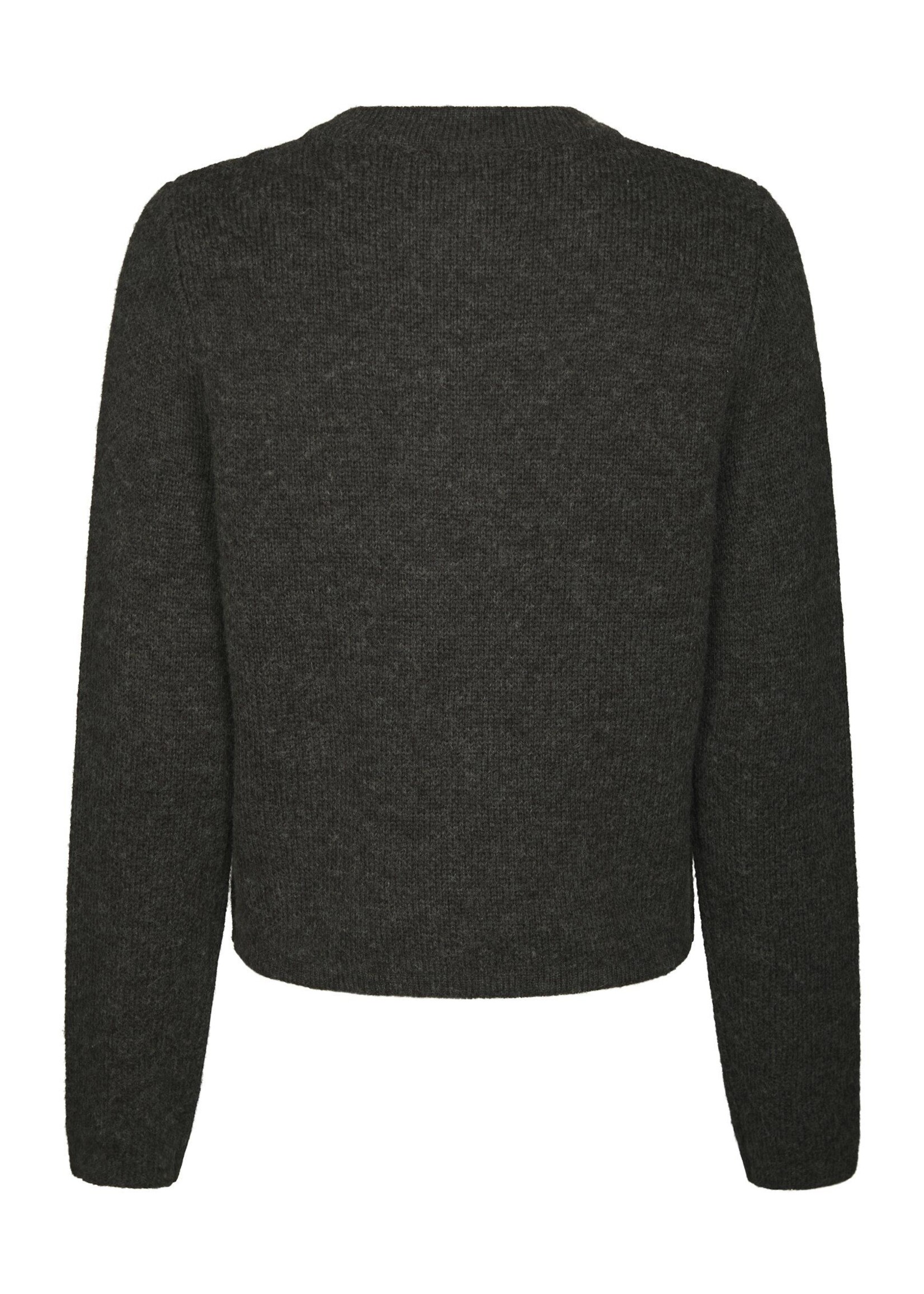 Neo Noir Neo Noir, Elbie Knit Cardigan, Antracit, Size:
