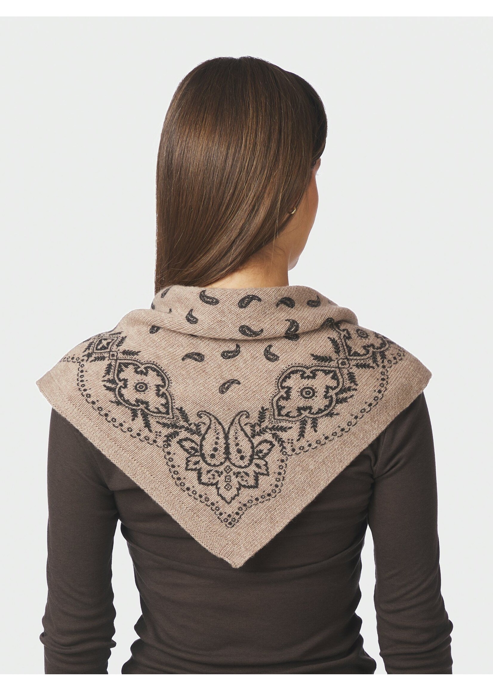 Neo Noir Neo Noir, Adelina Paisley Knit Scarf, Color: