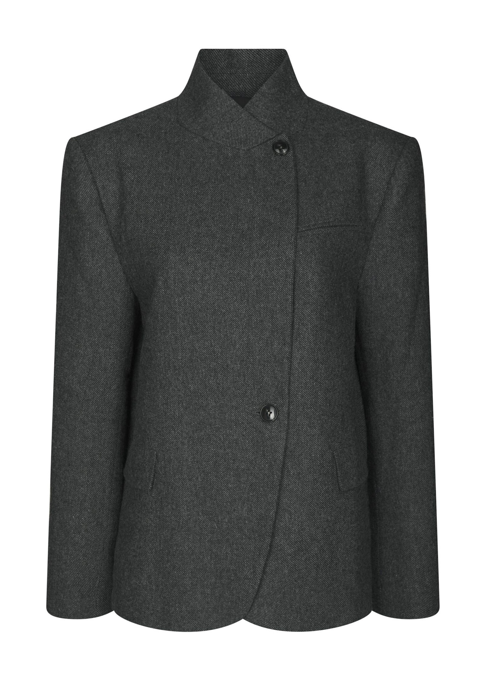 Neo Noir Neo Noir, Nerine Structure Twill Blazer, Antracit, Size: