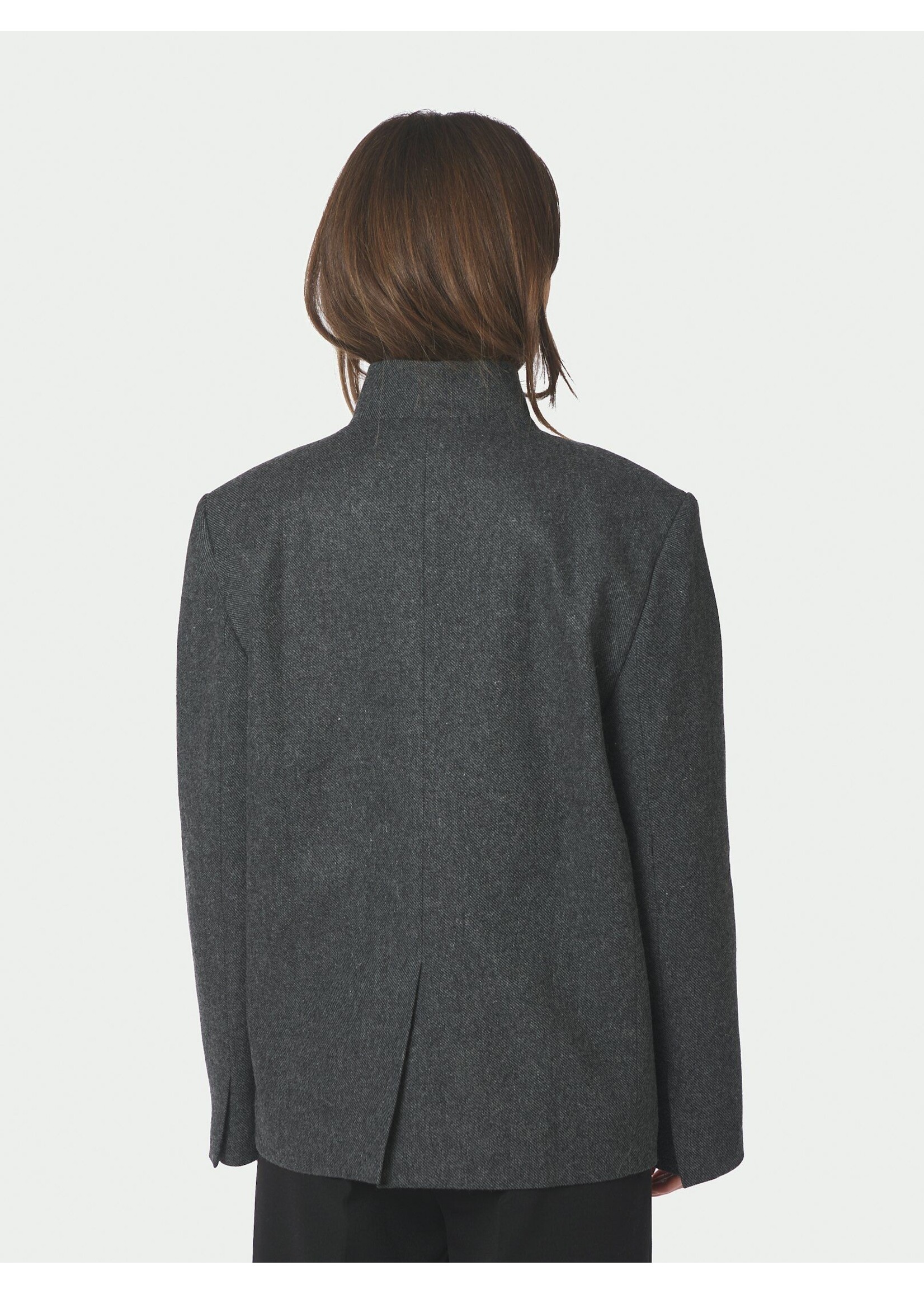 Neo Noir Neo Noir, Nerine Structure Twill Blazer, Antracit, Size: