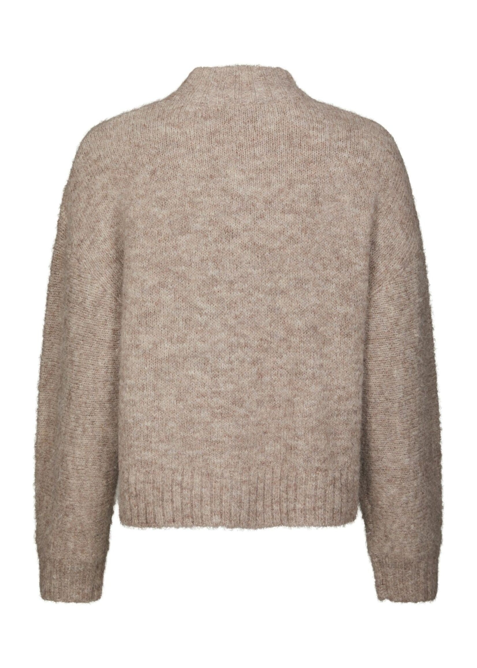 Neo Noir Neo Noir, Taura Fluffy Knit Cardigan , Beige melange, Size: