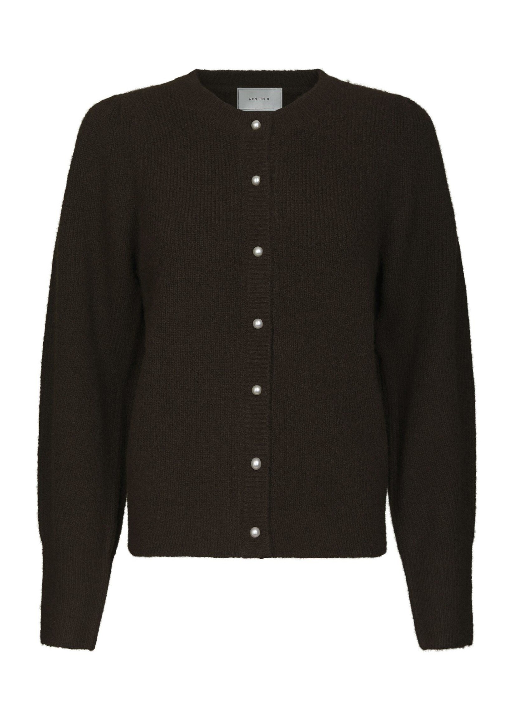 Neo Noir Neo Noir, Nuna Knit Cardigan, Brown, Size: