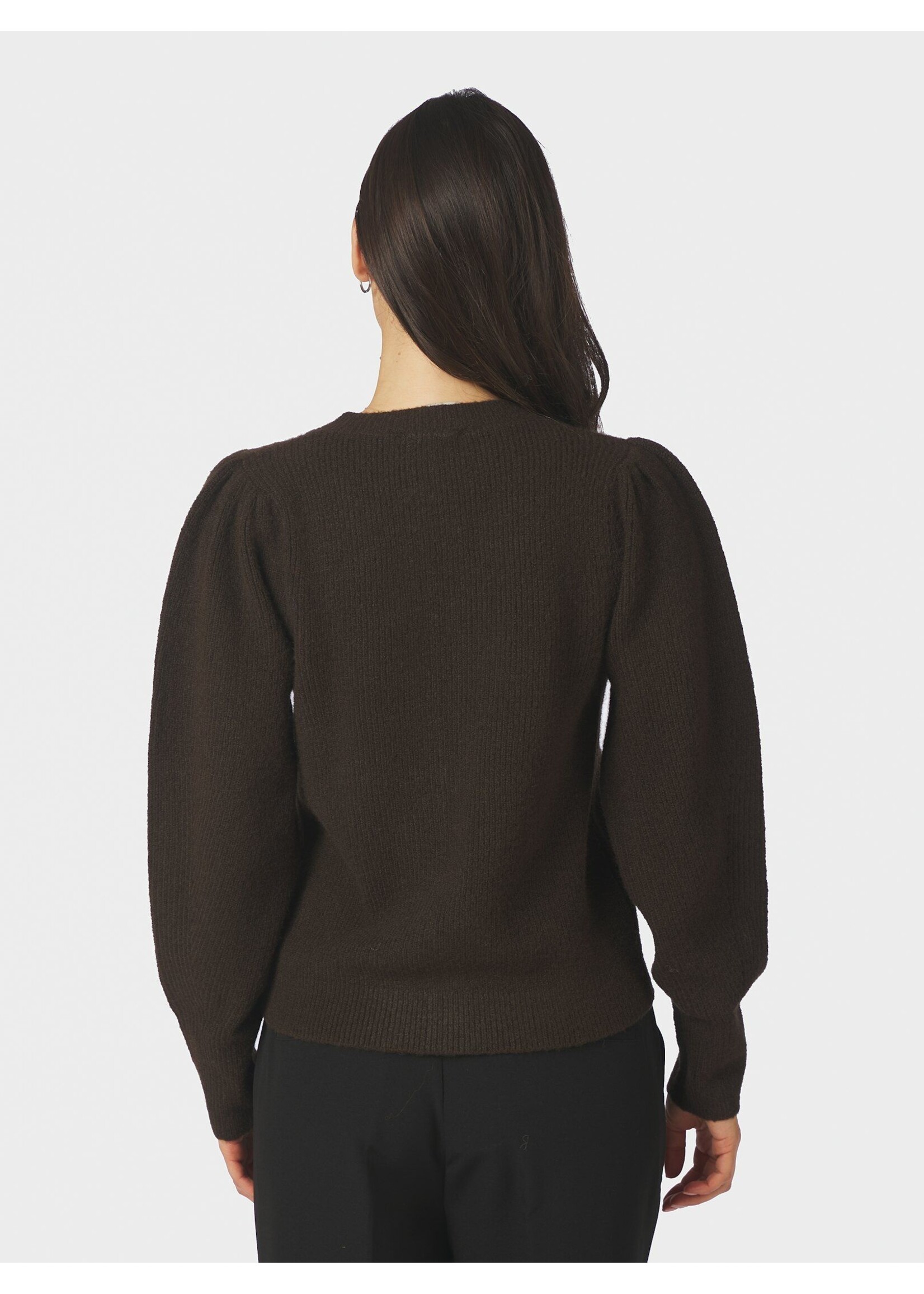 Neo Noir Neo Noir, Nuna Knit Cardigan, Brown, Size: