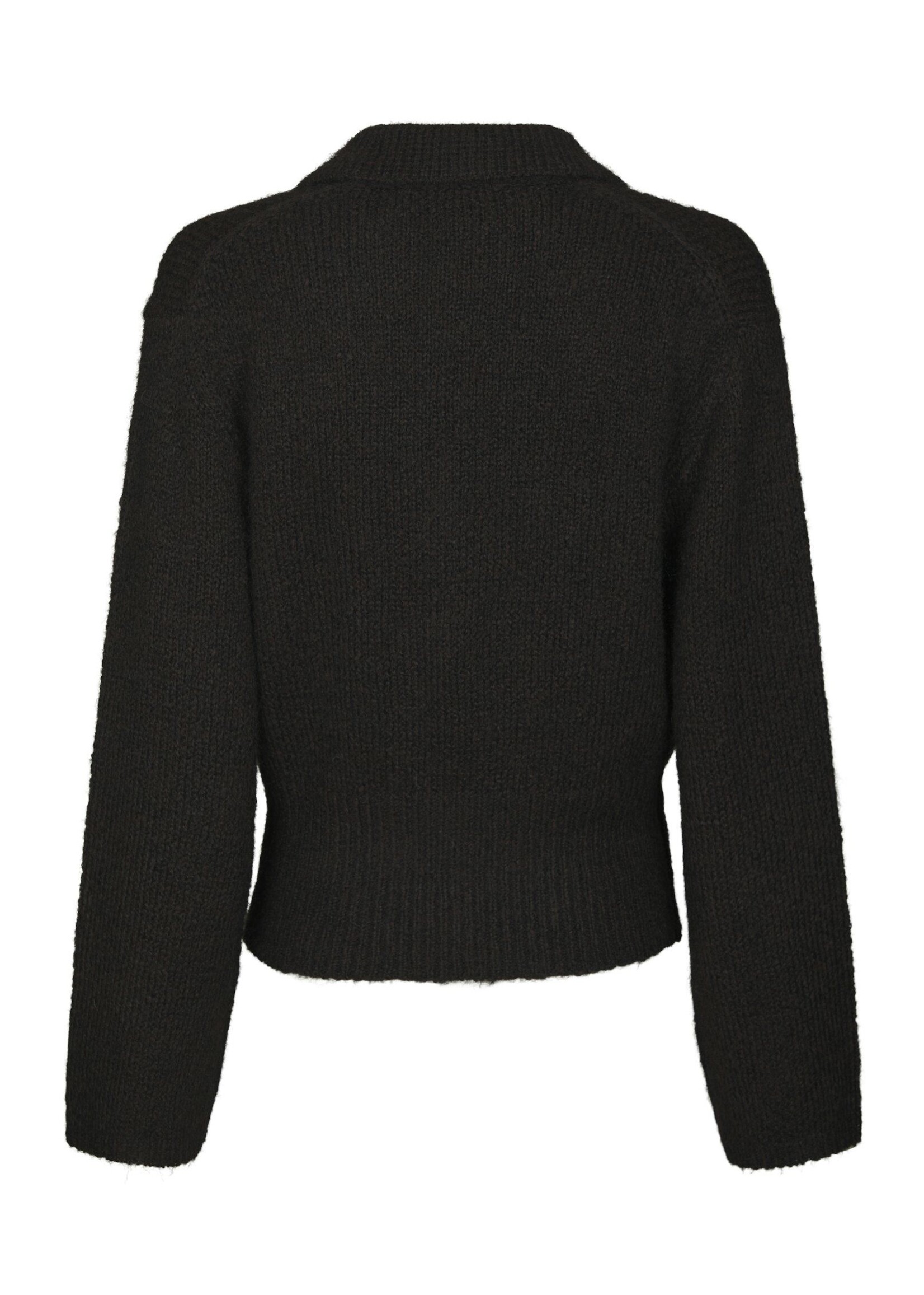 Neo Noir Neo Noir, Ramera Fluffy Knit Cardigan, Dark brown, Size: