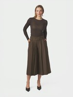 Neo Noir Neo Noir, Rilene Midi Pants, Dark brown, Size: