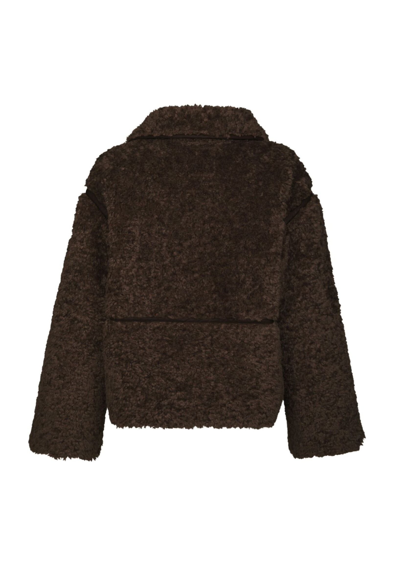 Neo Noir Neo Noir, Castor Faux Fur Jacket, Dark brown, Size: