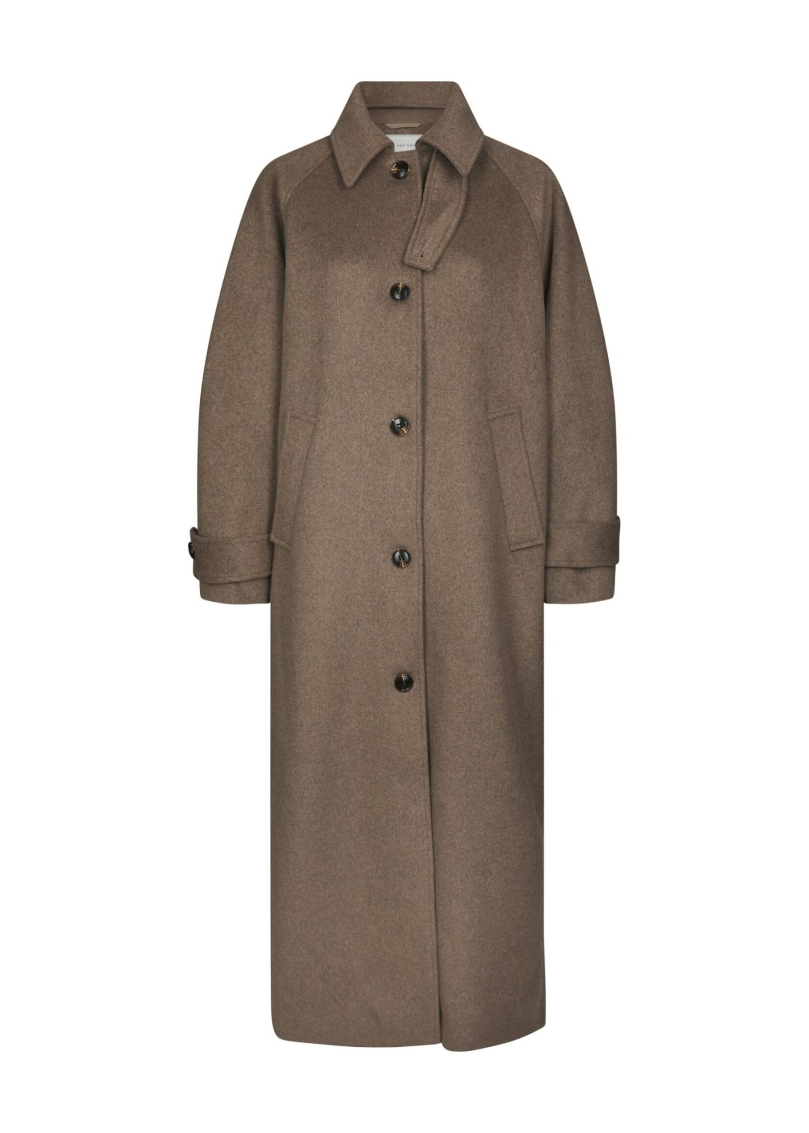 Neo Noir Neo Noir, Keaton Wool Coat, Taupe, Size: