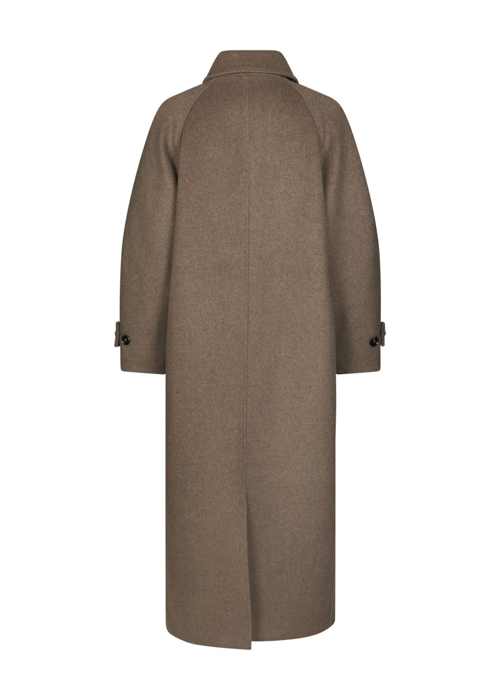 Neo Noir Neo Noir, Keaton Wool Coat, Taupe, Size: