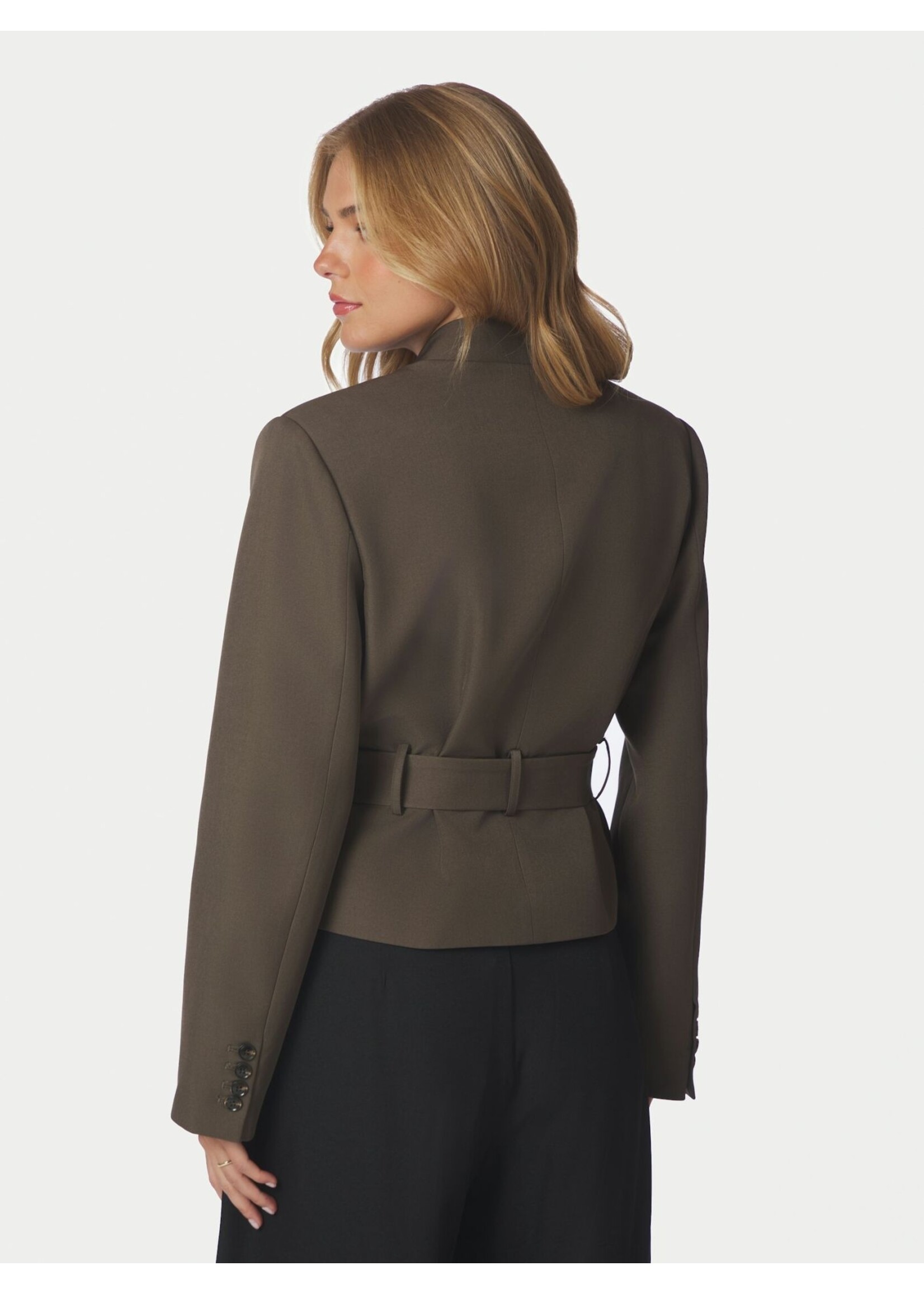Neo Noir Neo Noir, Kailyn Structure Blazer, Dusty brown, Size: