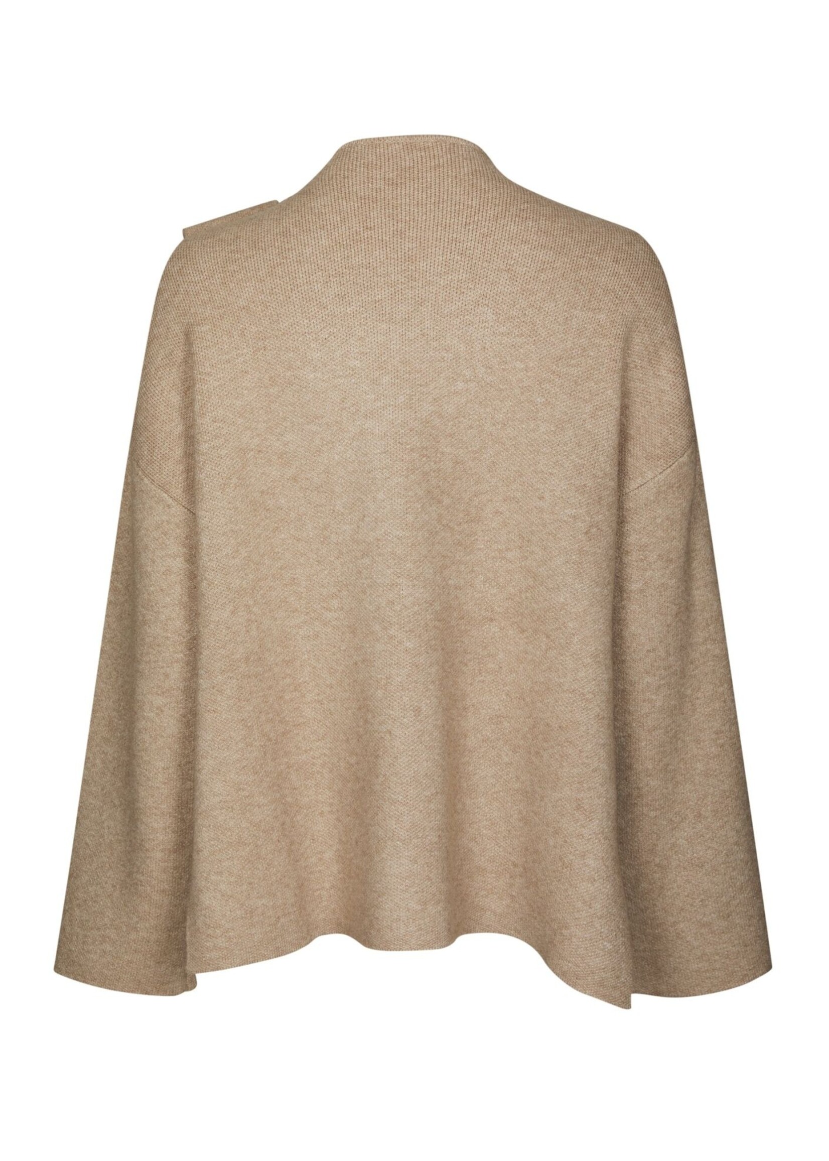 Neo Noir Neo Noir, Wals Knit Scarf Blouse, Beige, Size: