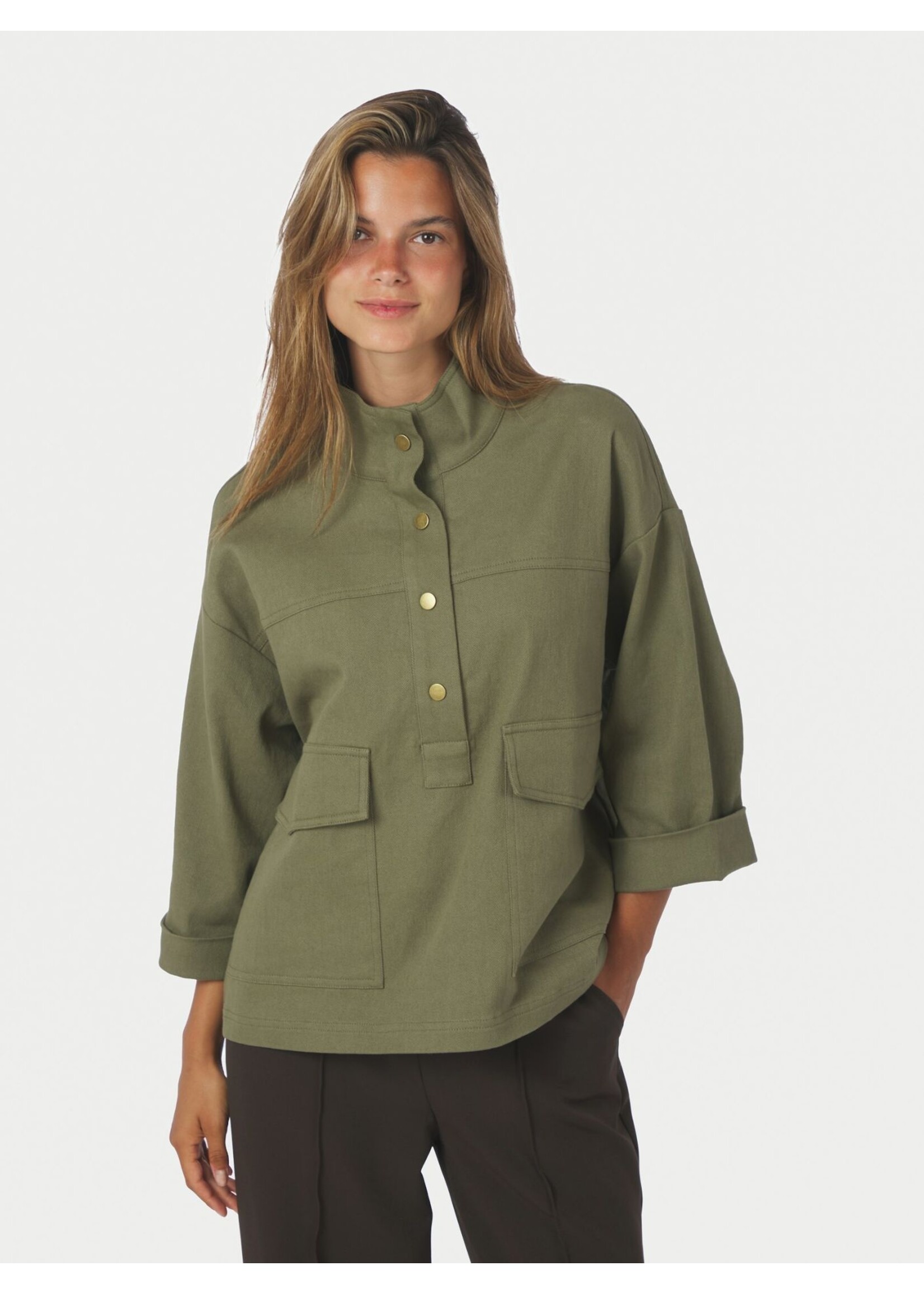 Neo Noir Neo Noir, Elvina Jacket, Army, Size: