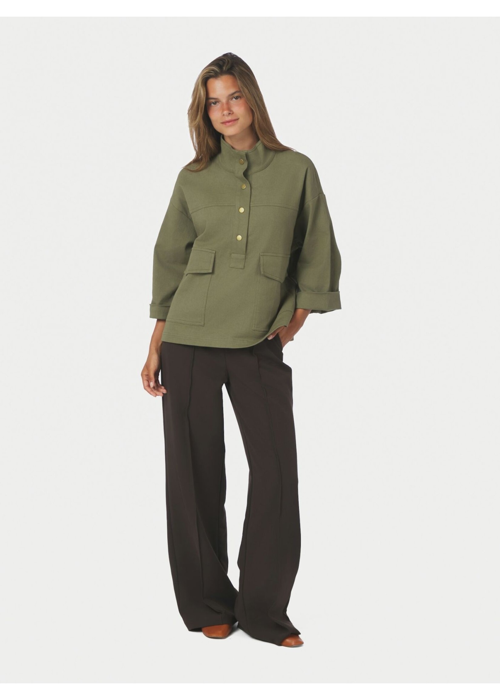 Neo Noir Neo Noir, Elvina Jacket, Army, Size: