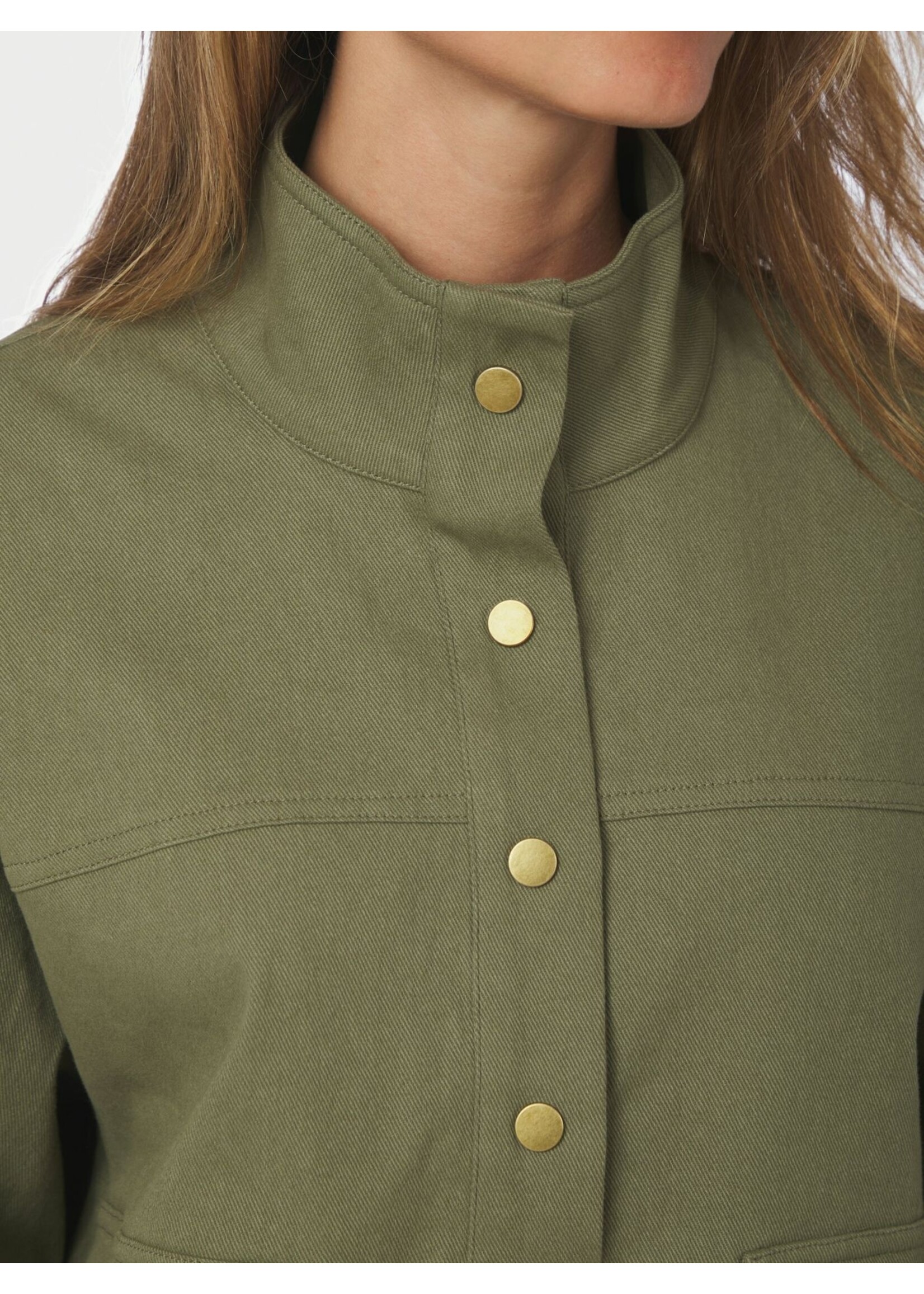 Neo Noir Neo Noir, Elvina Jacket, Army, Size: