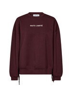 Haute L'amitie Haute L'amitie, New Studio Tie Sweat, Wine, Size: