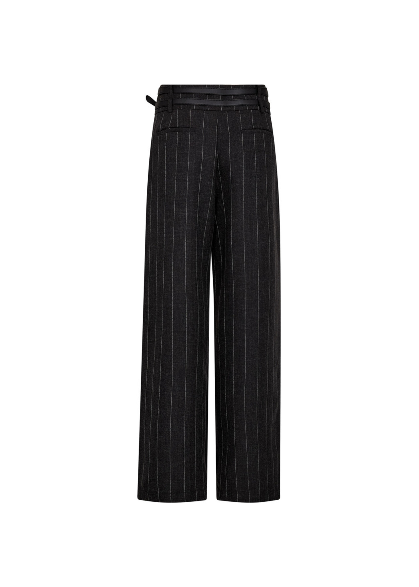 Haute L'amitie Haute l'amitie, Ivanna Belt Tall Pant, Dark grey, Size: