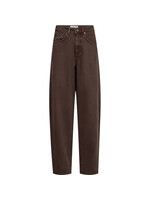 Haute L'amitie Haute l'amitié, Uni Mid Rise Tall Jeans, Mocca, size: