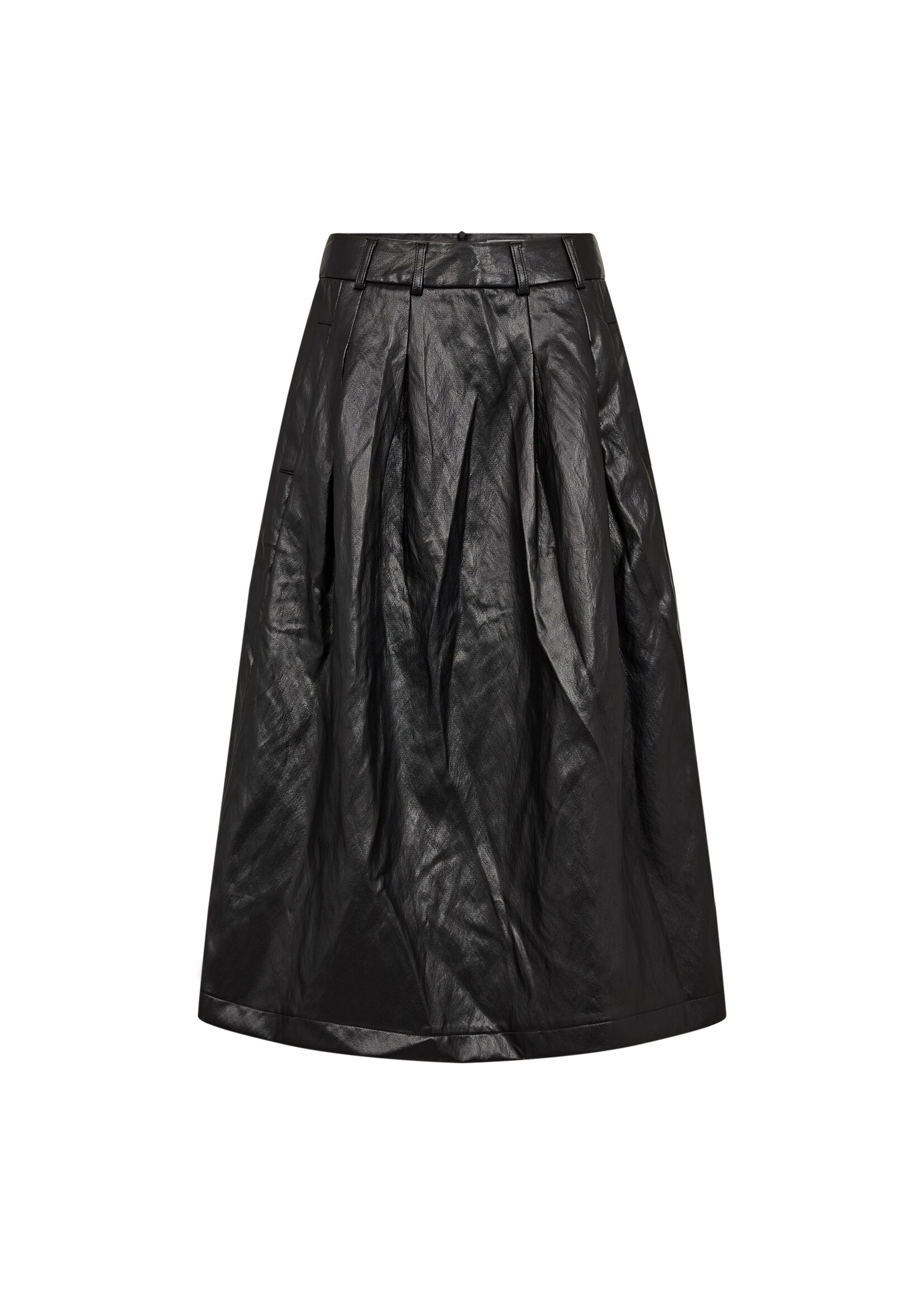 Co Couture Co'Couture, GittCC Anya Pleat Skirt, Black, Size: