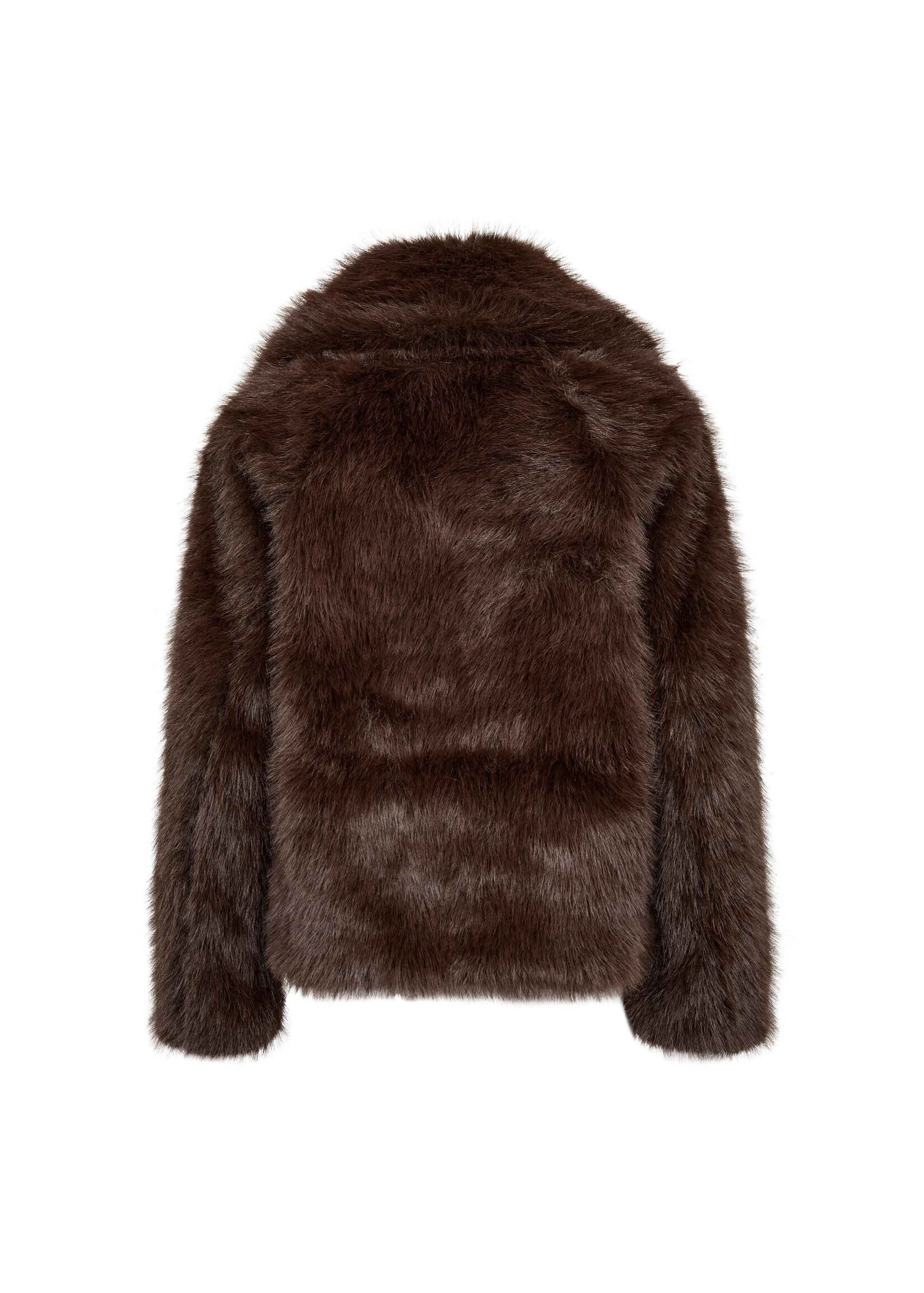 Co Couture Co'Couture, AikoCC Furry Jacket, Dark brown, size: