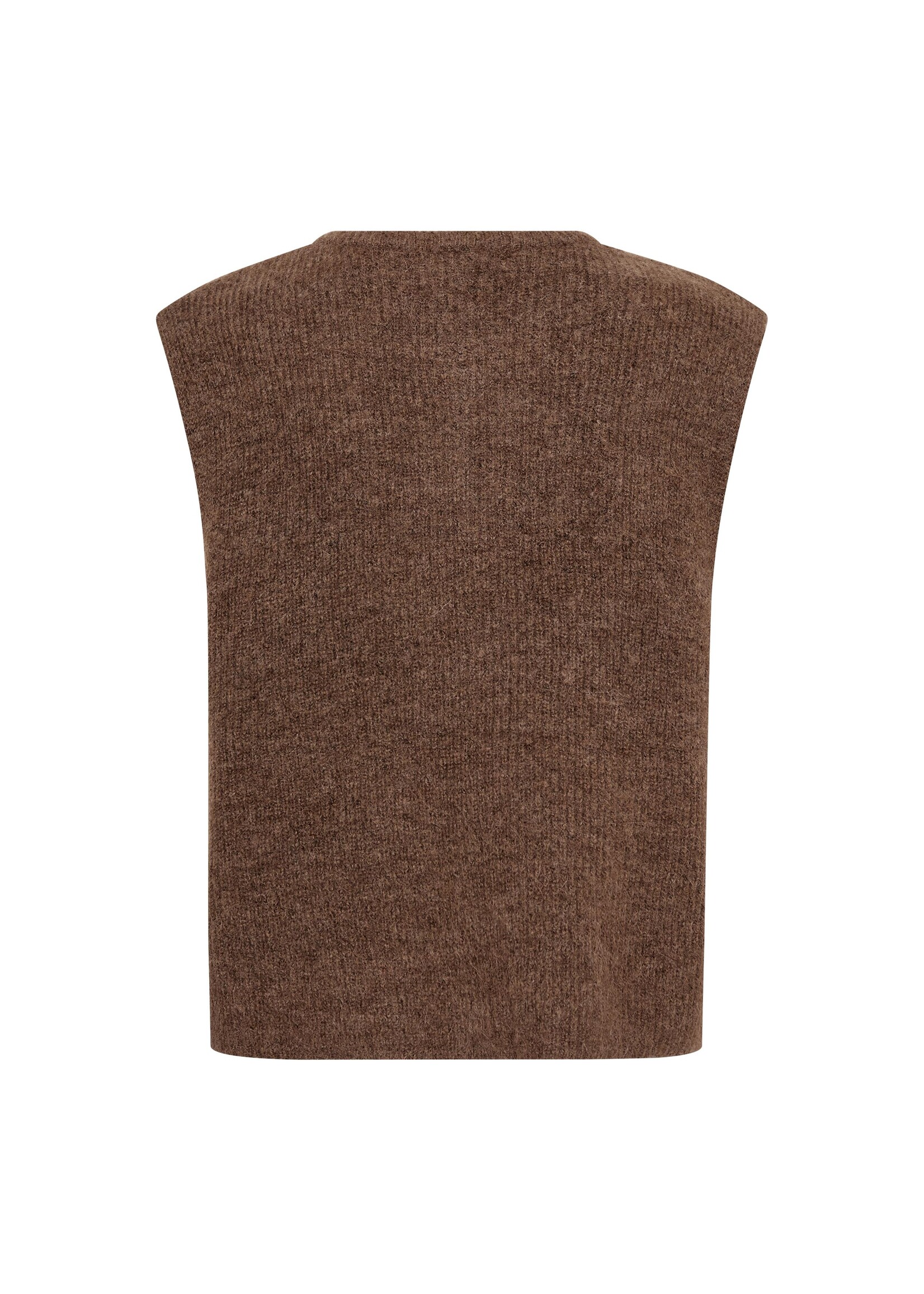 Co Couture Co'couture, JaideCC Vest Knit, Brown, Size: