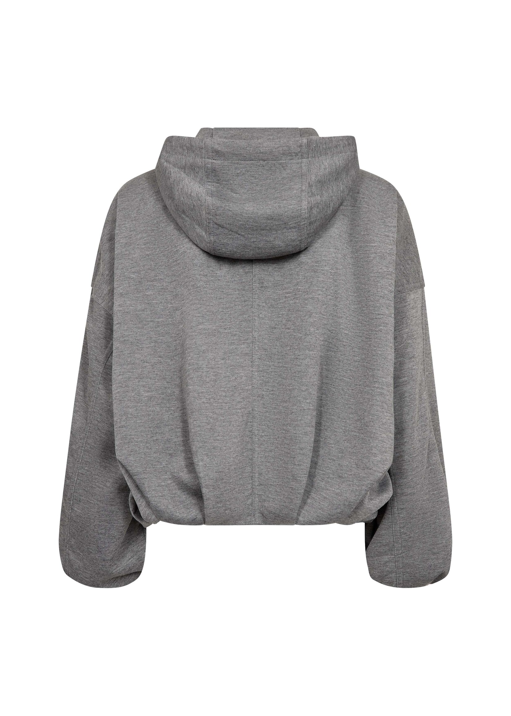 Co Couture Co'Couture. LanceCC Balloon Hoodie, Mid grey Mel, Size: