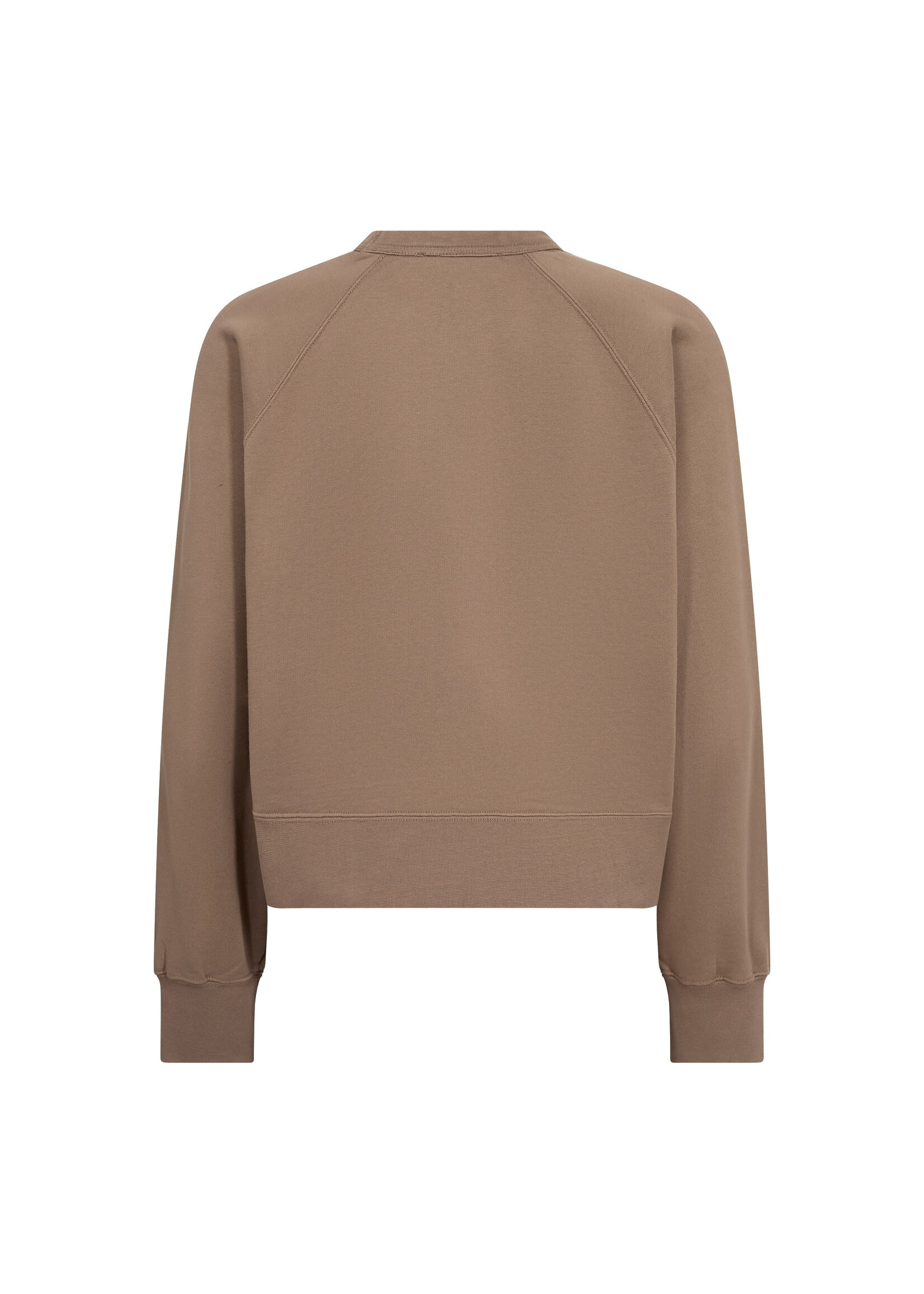 Co Couture Co'Couture, ErisCC Co’couture Patch Sweat, Walnut, Size: