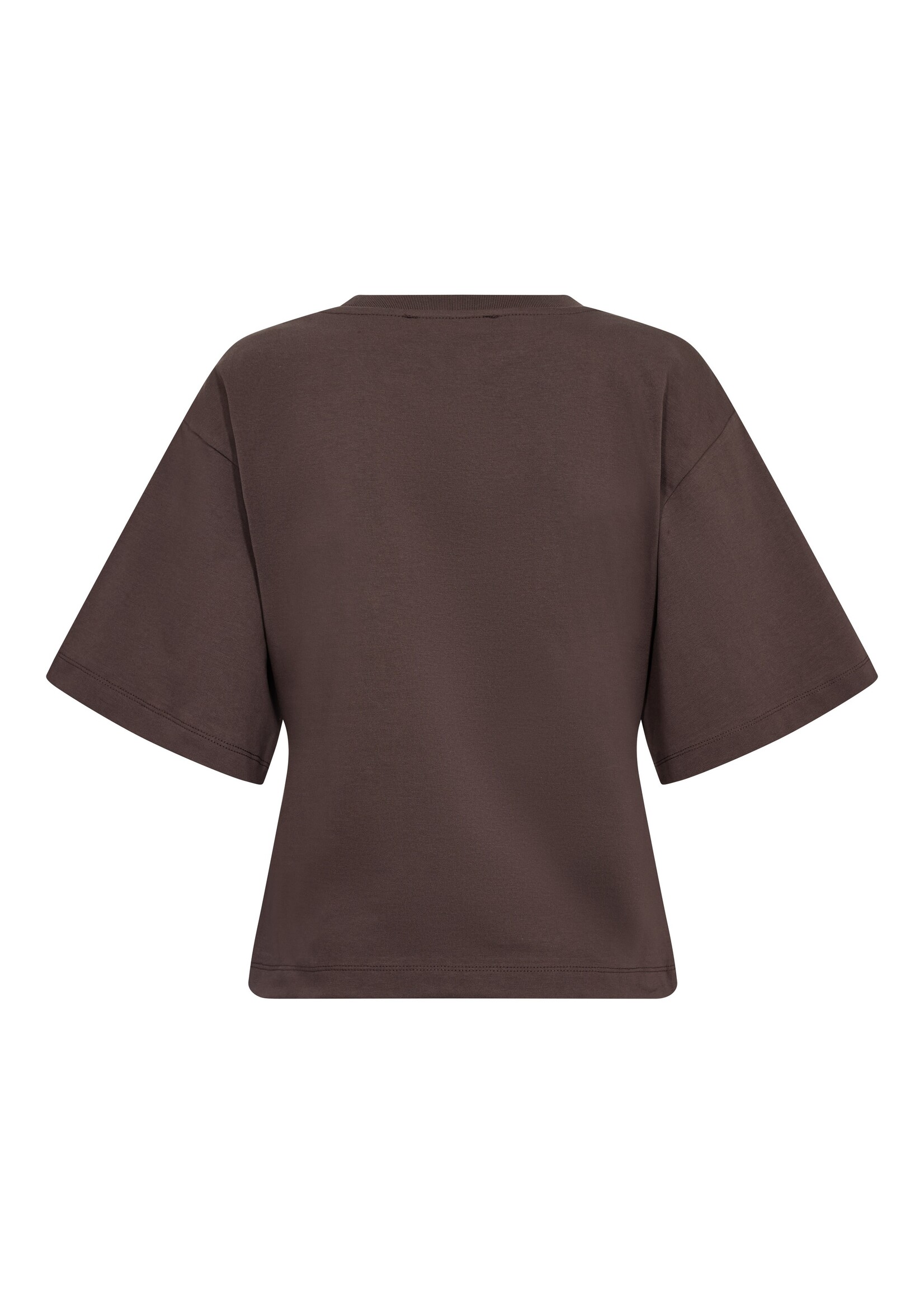 Co Couture Co'couture, ZengaCC Tee O-Neck, Dark Brown, Size: