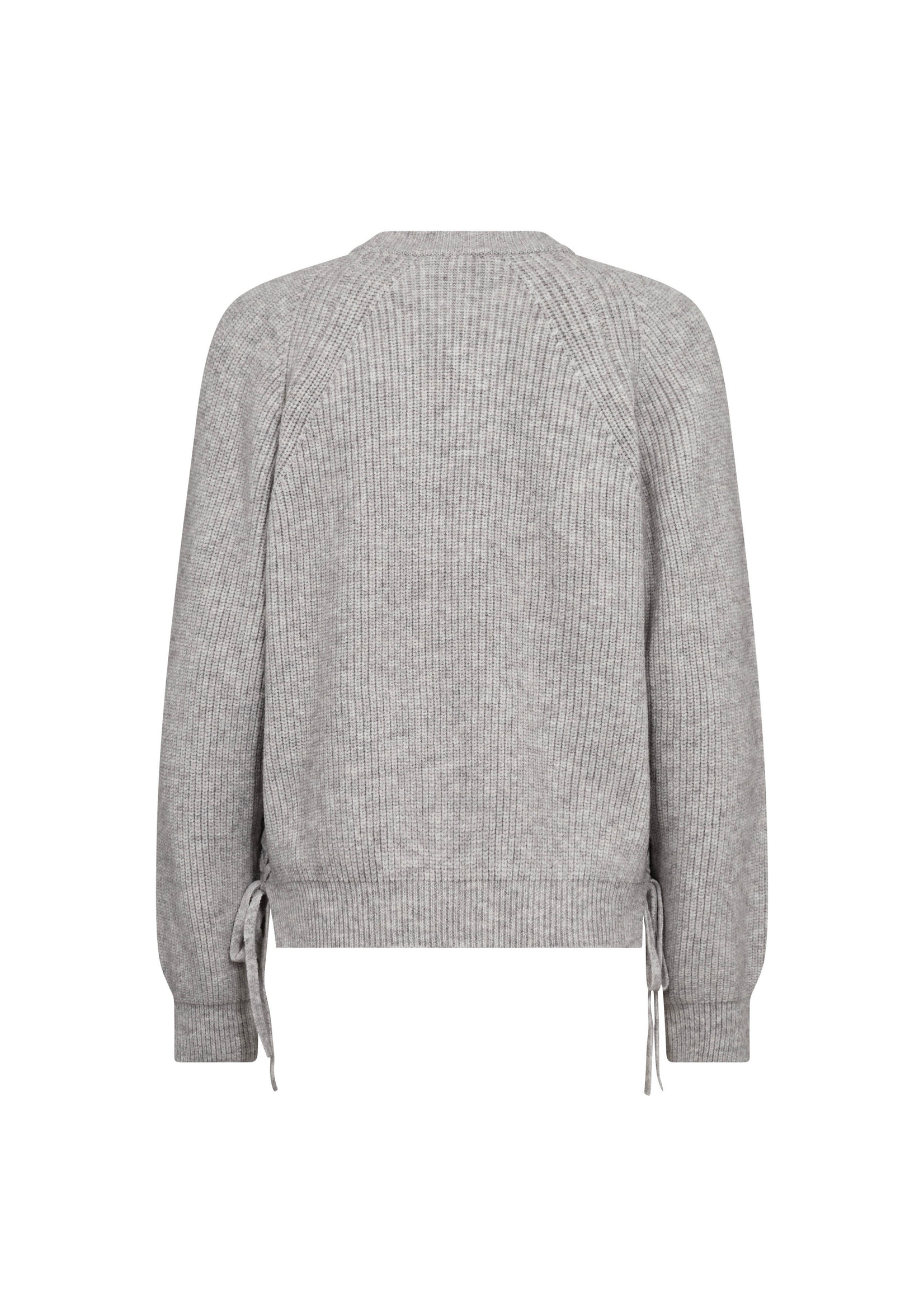 Co Couture Co'couture, RowCC Braid String Knit, Grey melange, Size: