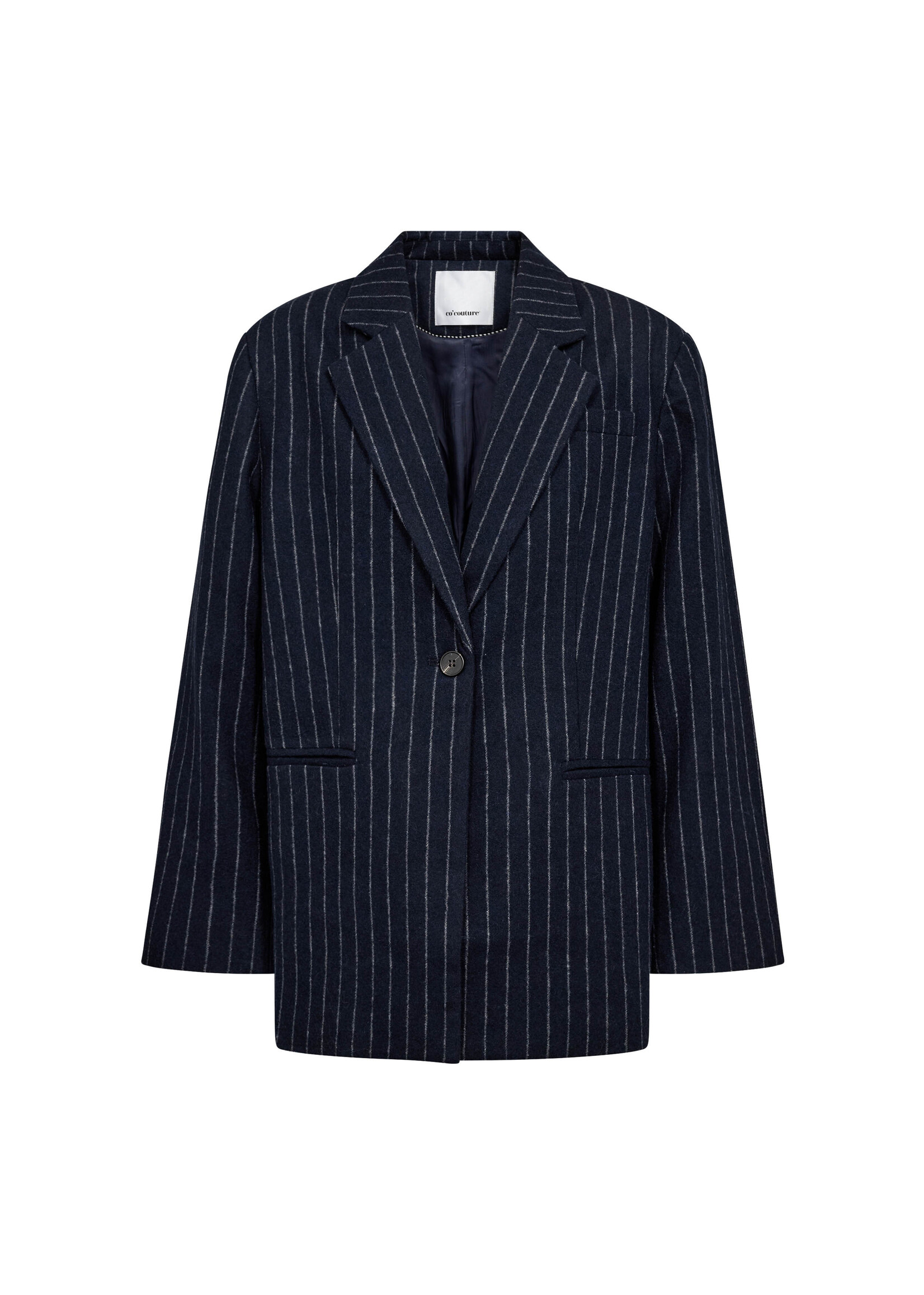 Co Couture Co'couture, NaidaCC Pin Power Blazer, Navy, Size: