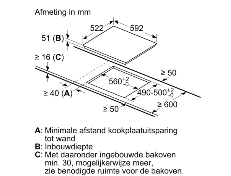 Bosch PIE651BB1E Inductiekookplaat