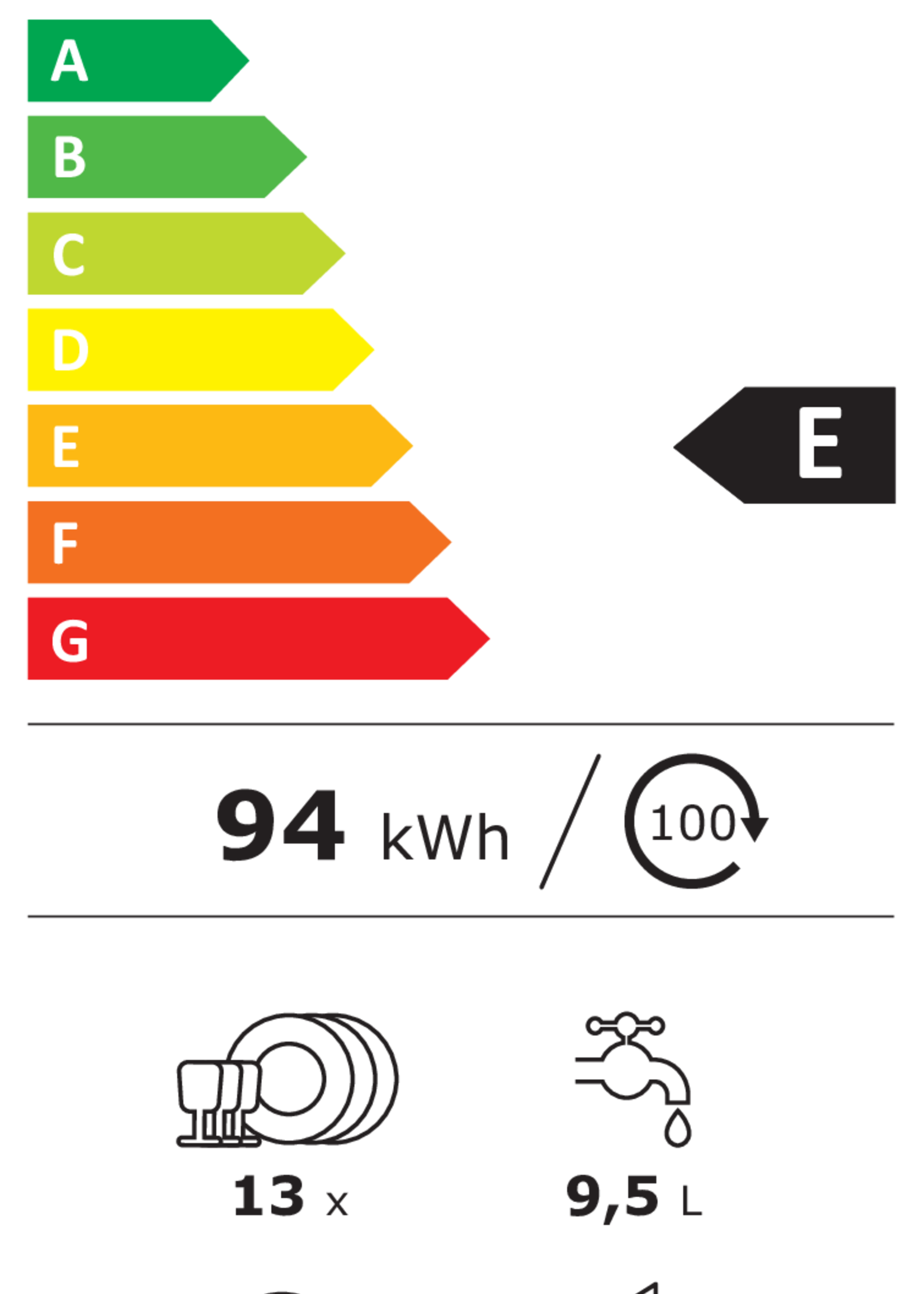 Siemens SN23HI36VE - Vrijstaande vaatwasser