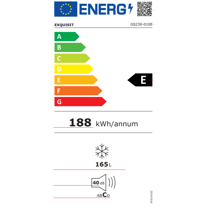 Exquisit GS230-010EW Vrieskast