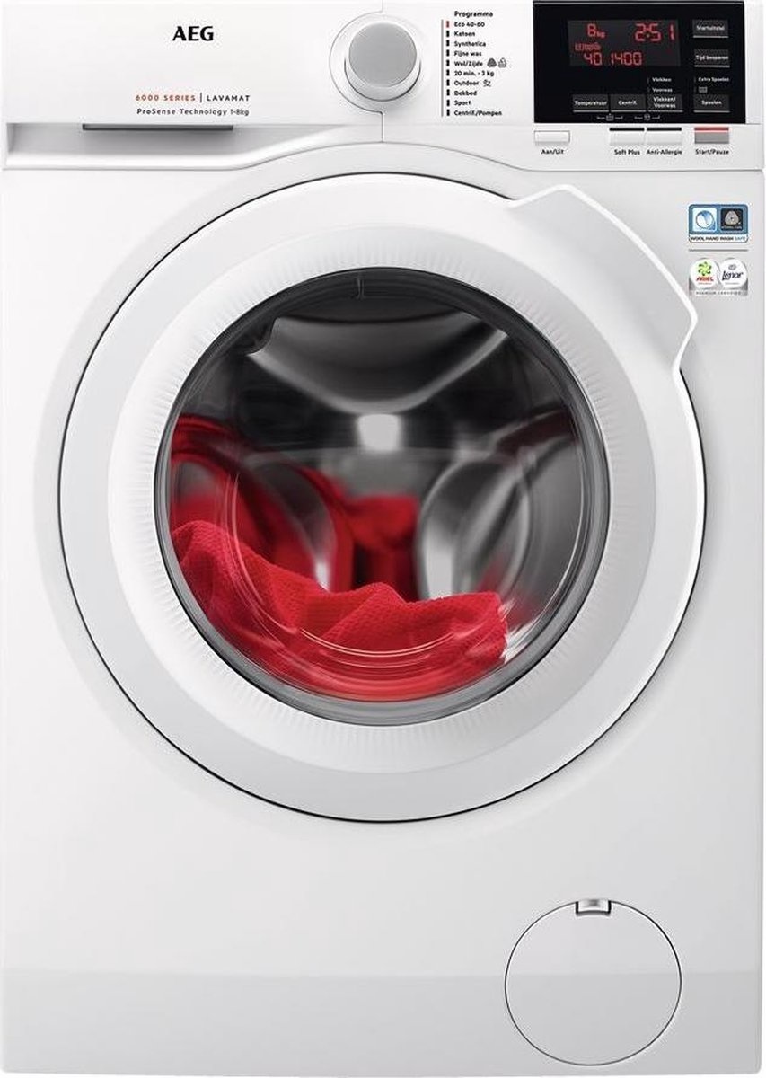 AEG L6FBSPORT Prosense Wasmachine